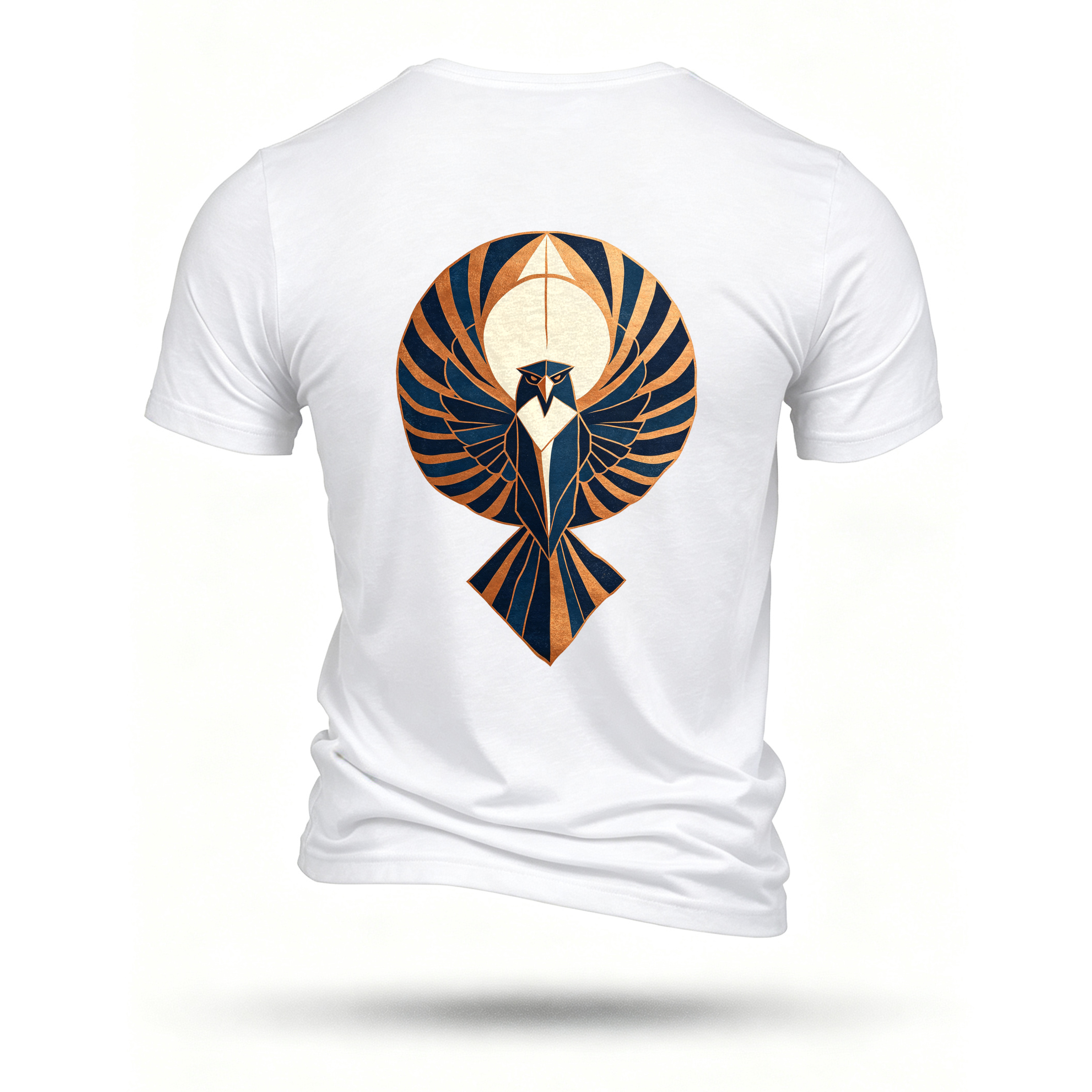 White T-shirt, back print