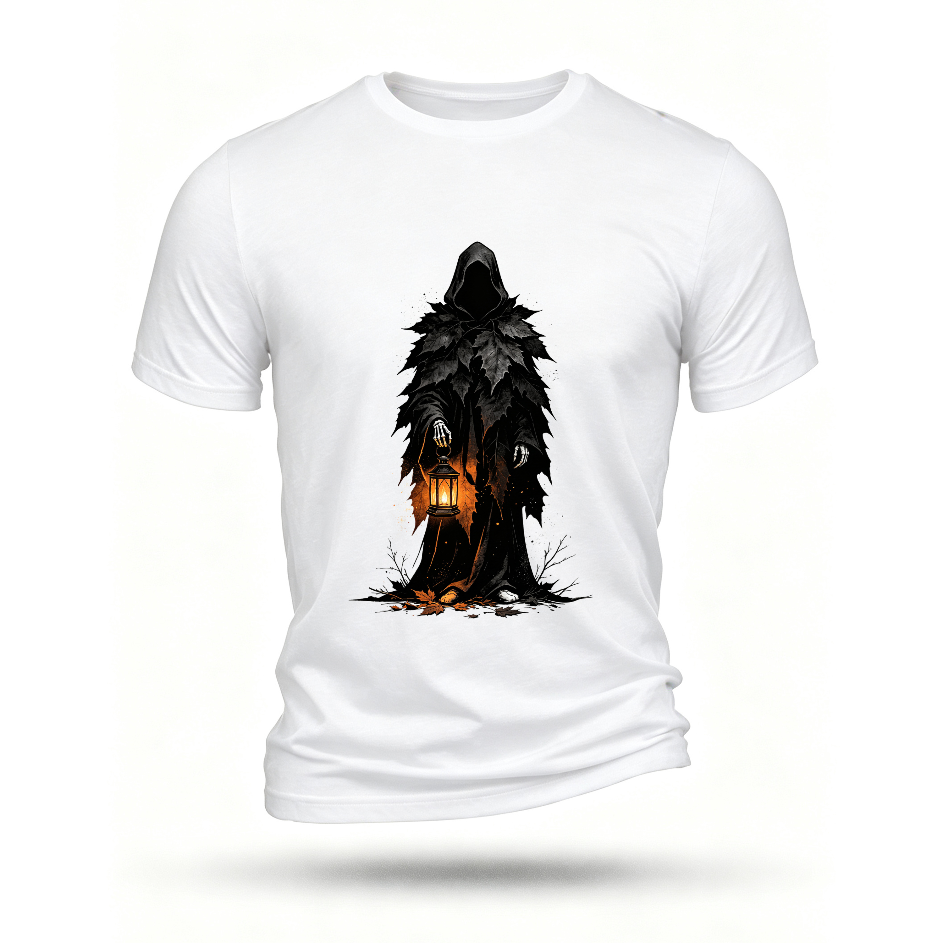 White T-shirt, front print