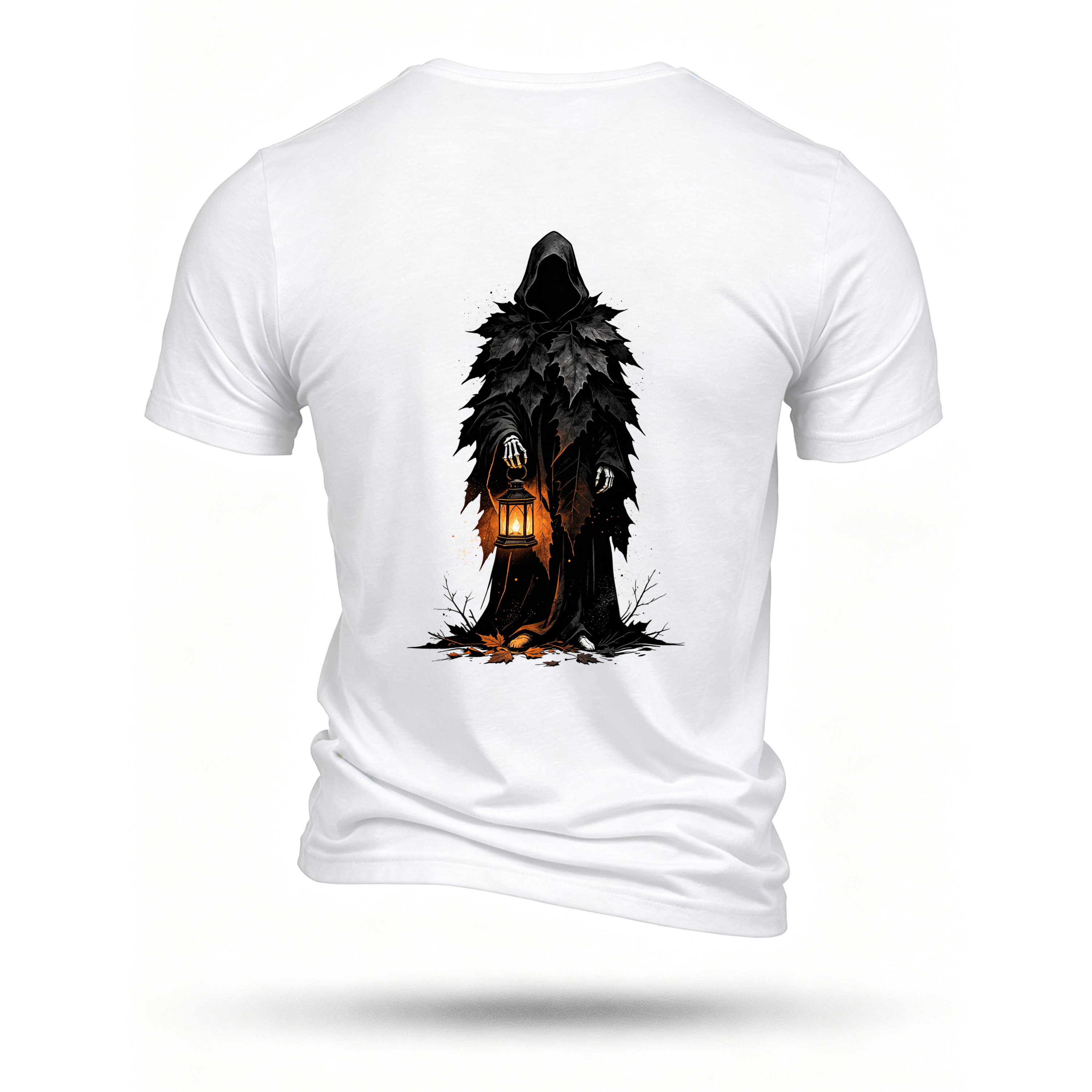 White T-shirt, back print