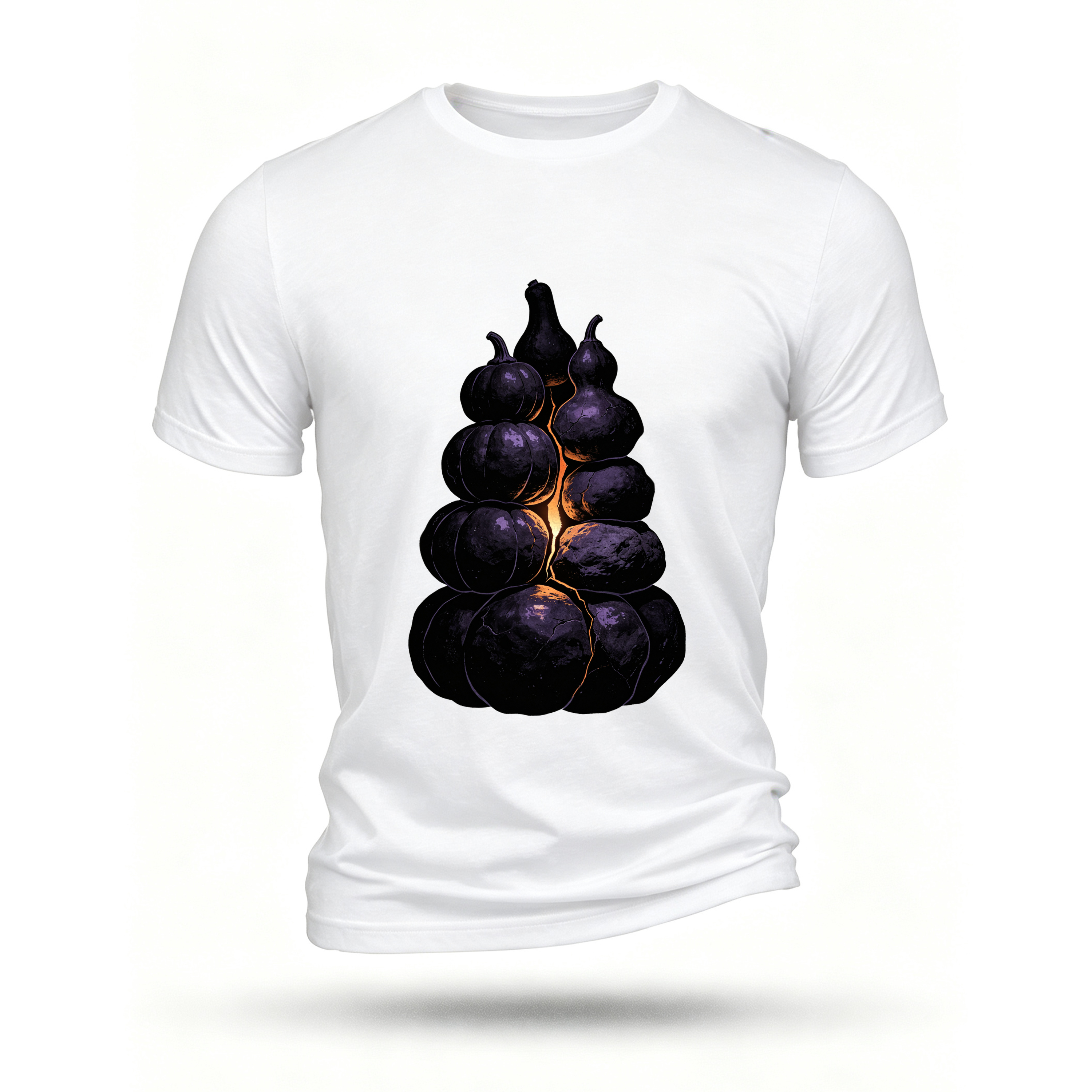 White T-shirt, front print