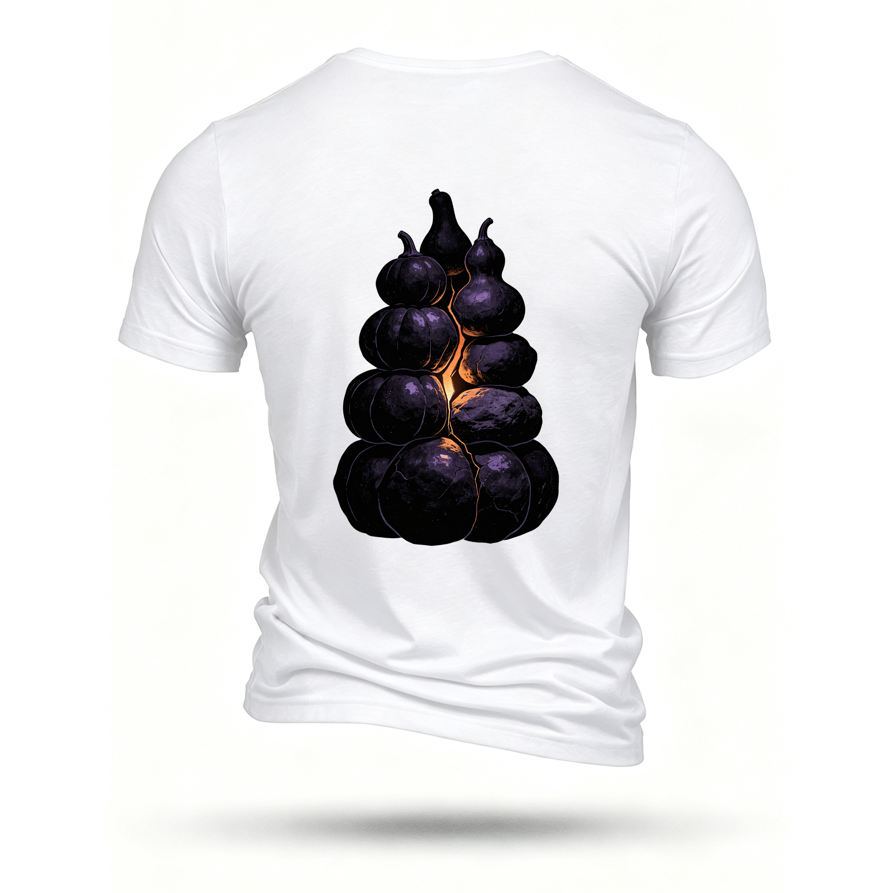 White T-shirt, back print