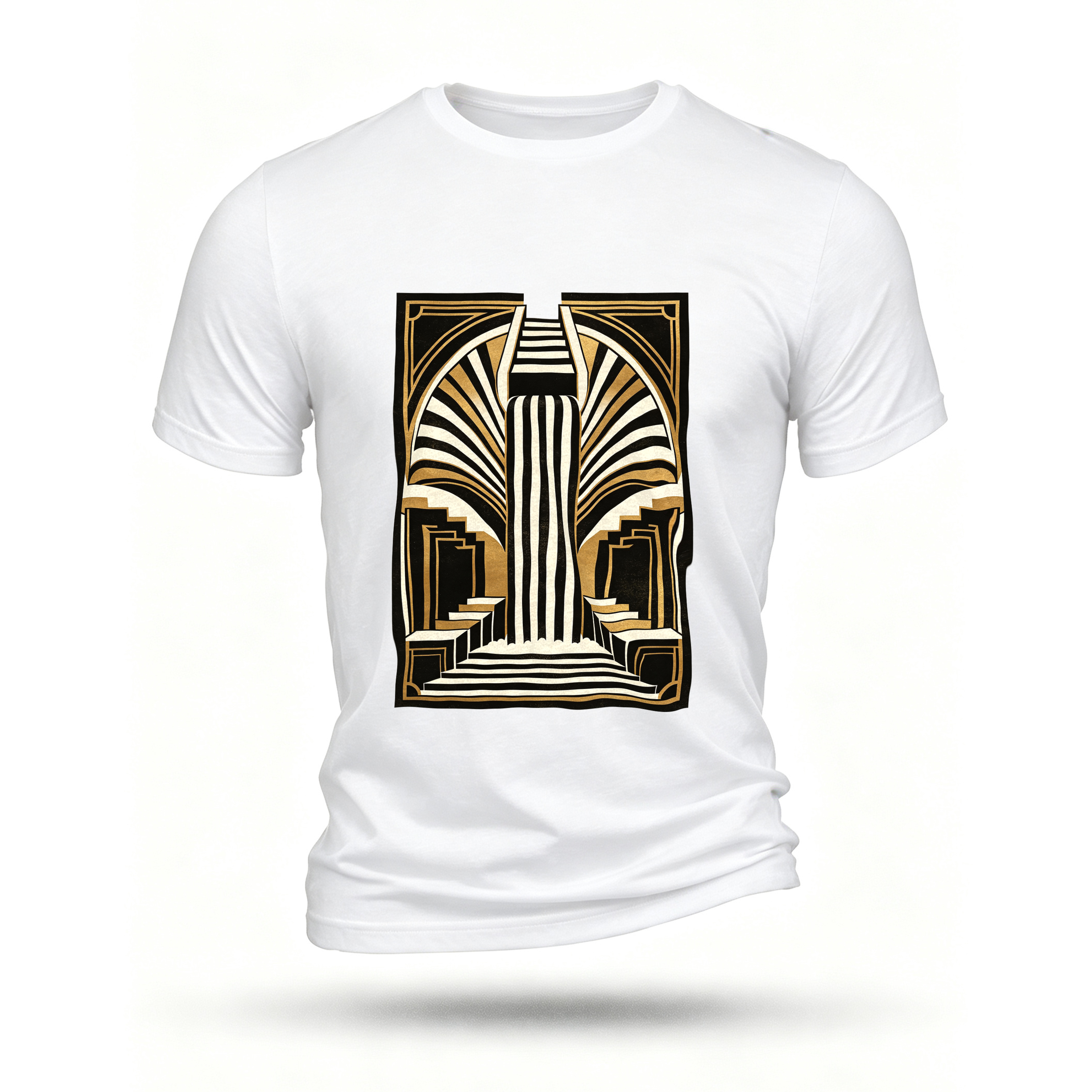 White T-shirt, front print