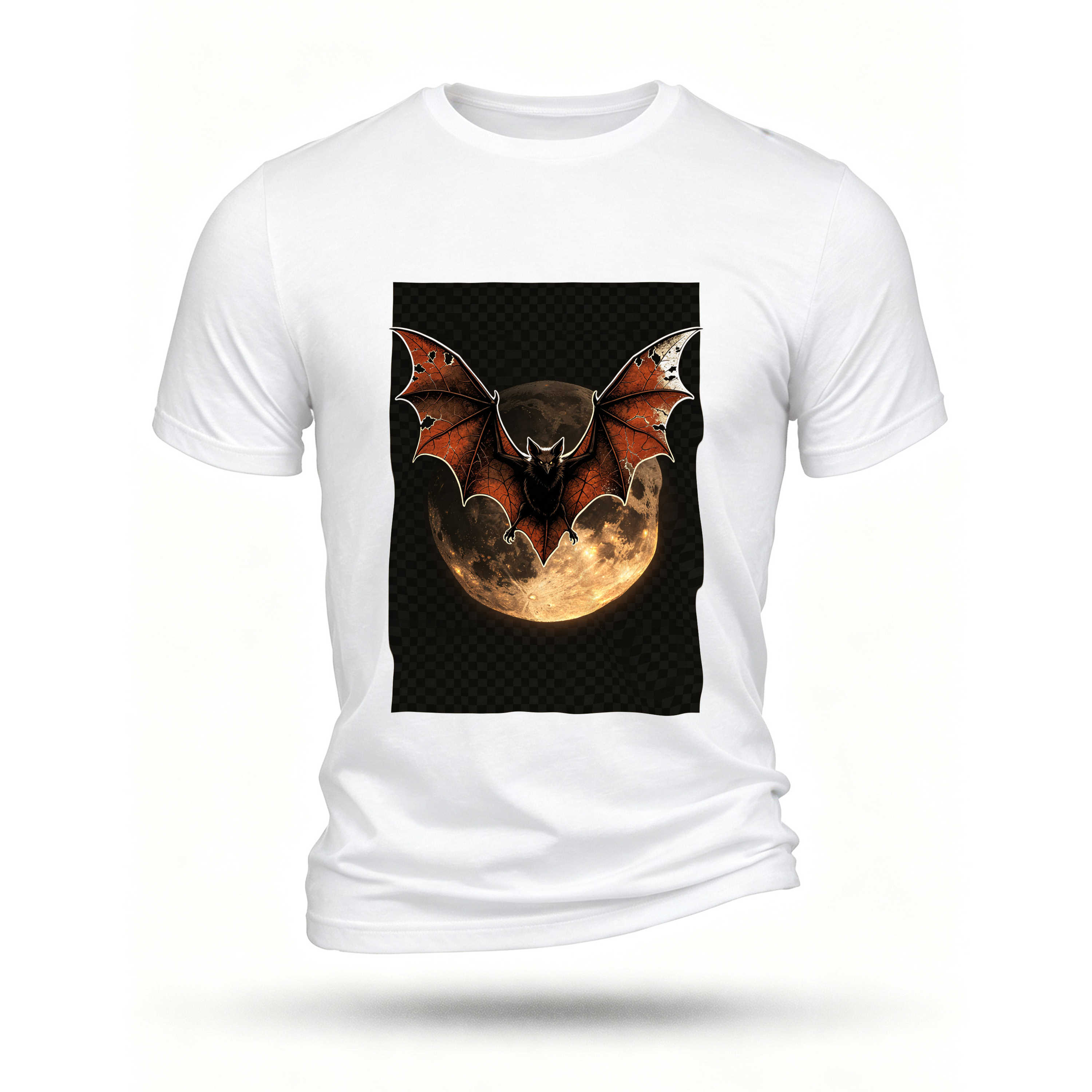 White T-shirt, front print