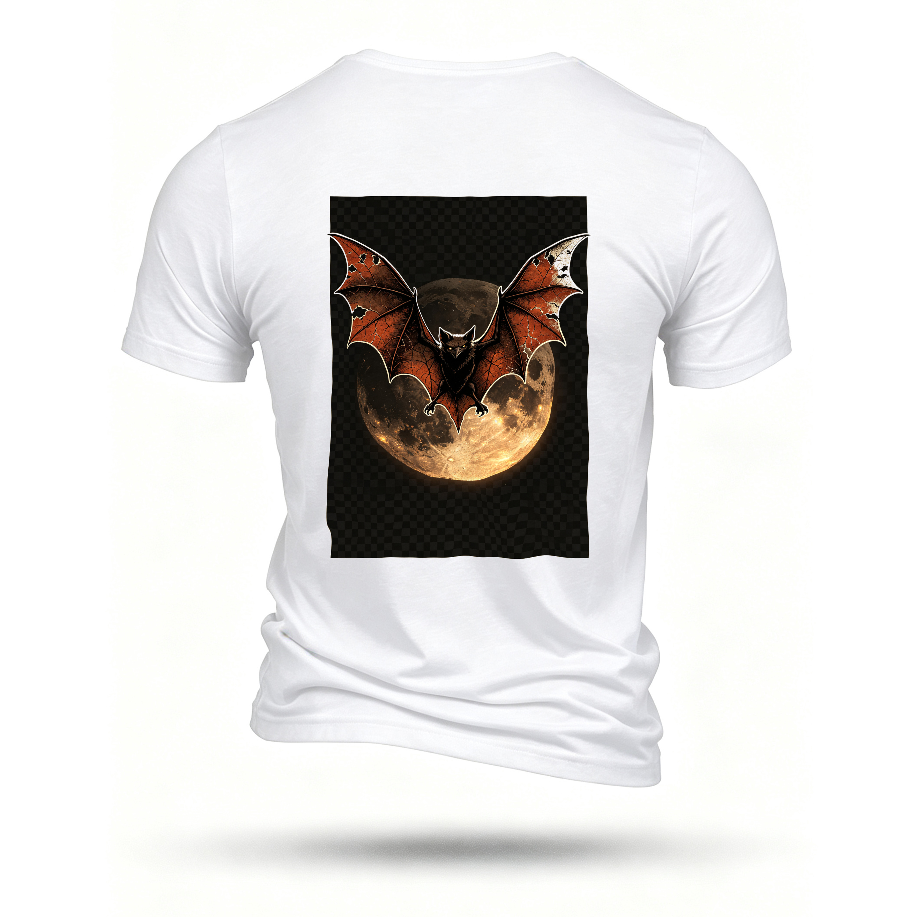 White T-shirt, back print