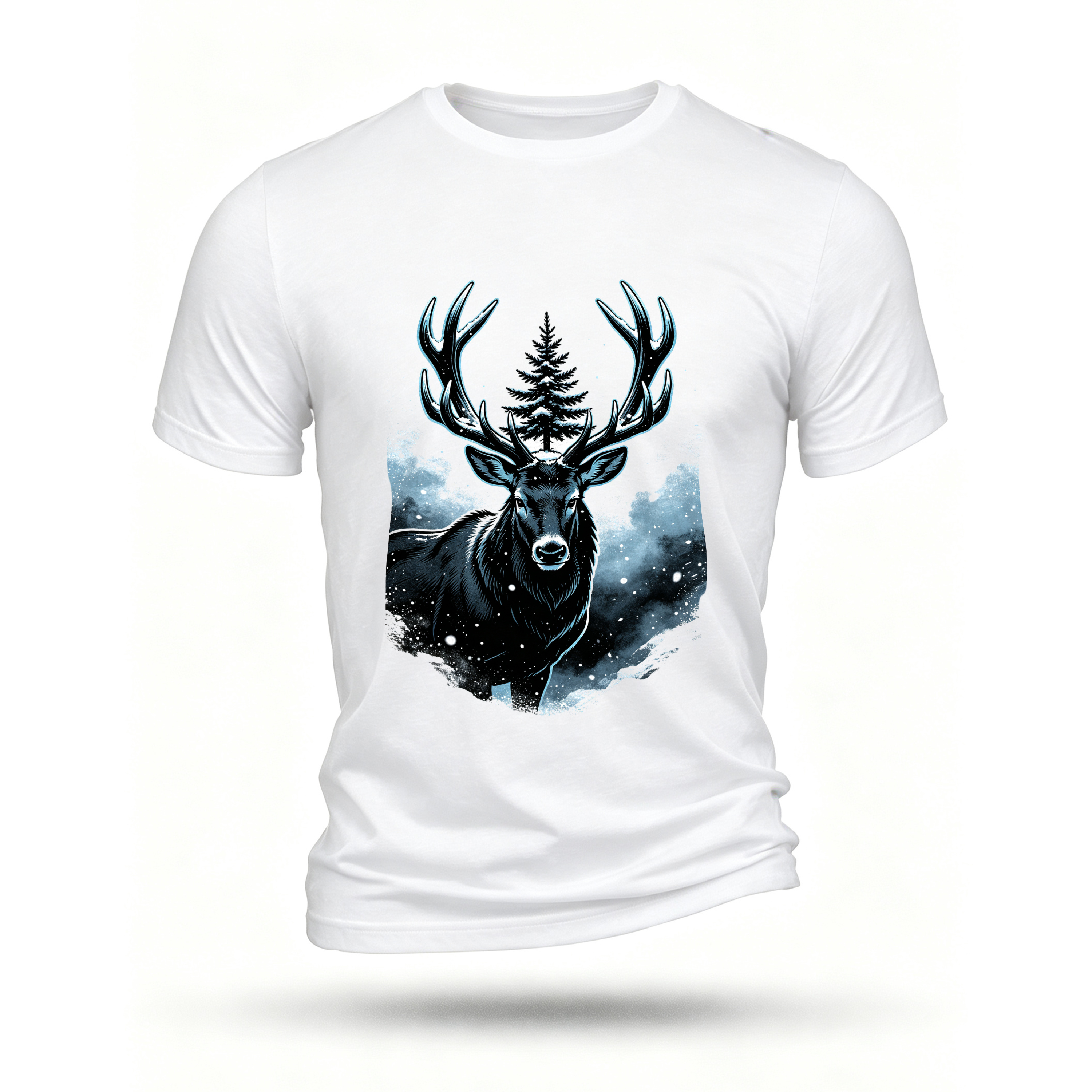 White T-shirt, front print