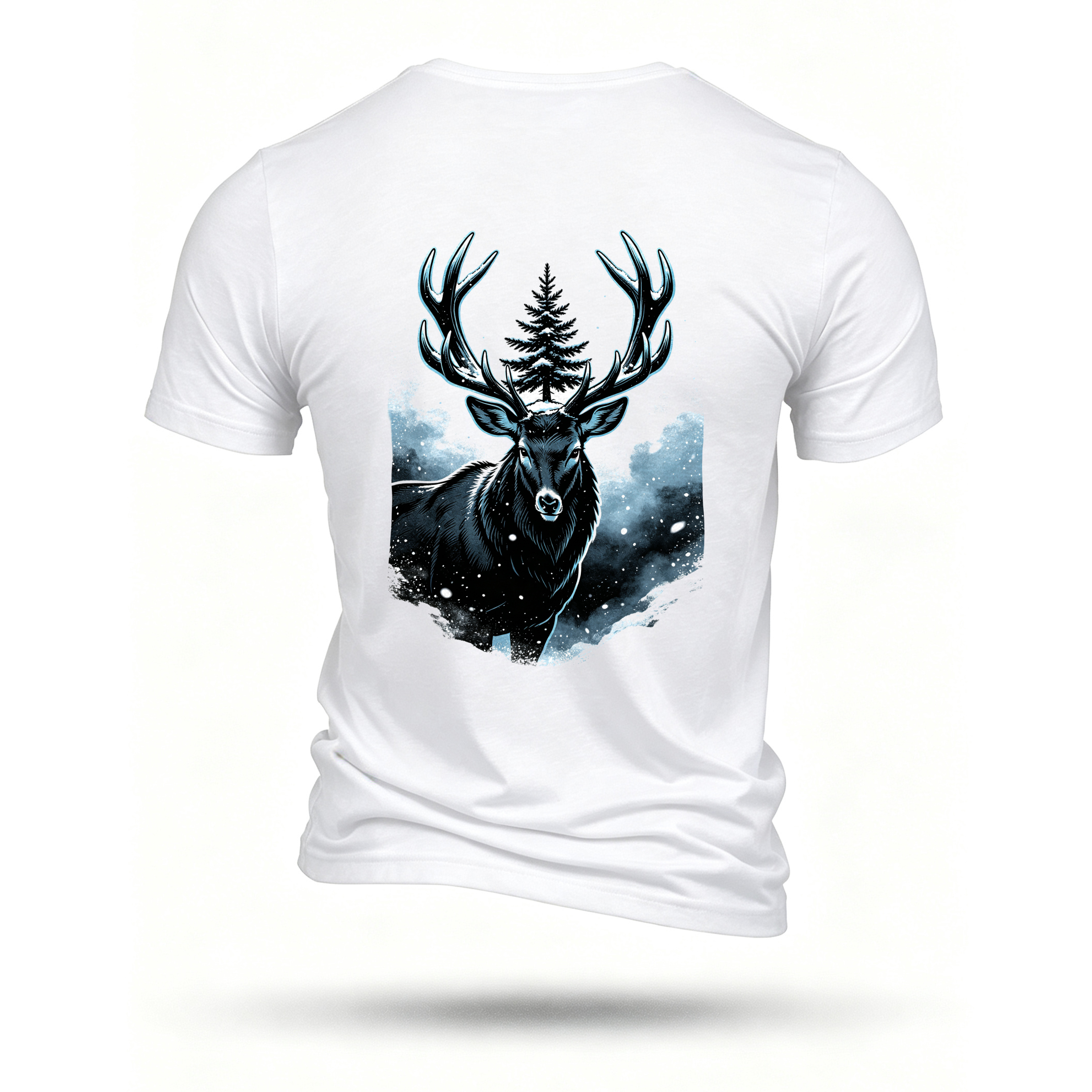White T-shirt, back print
