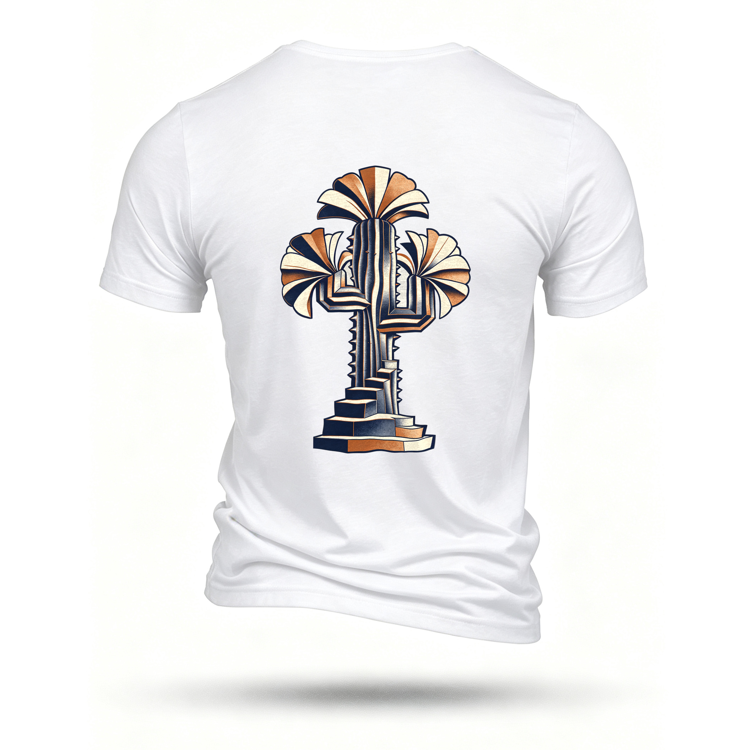 White T-shirt, back print
