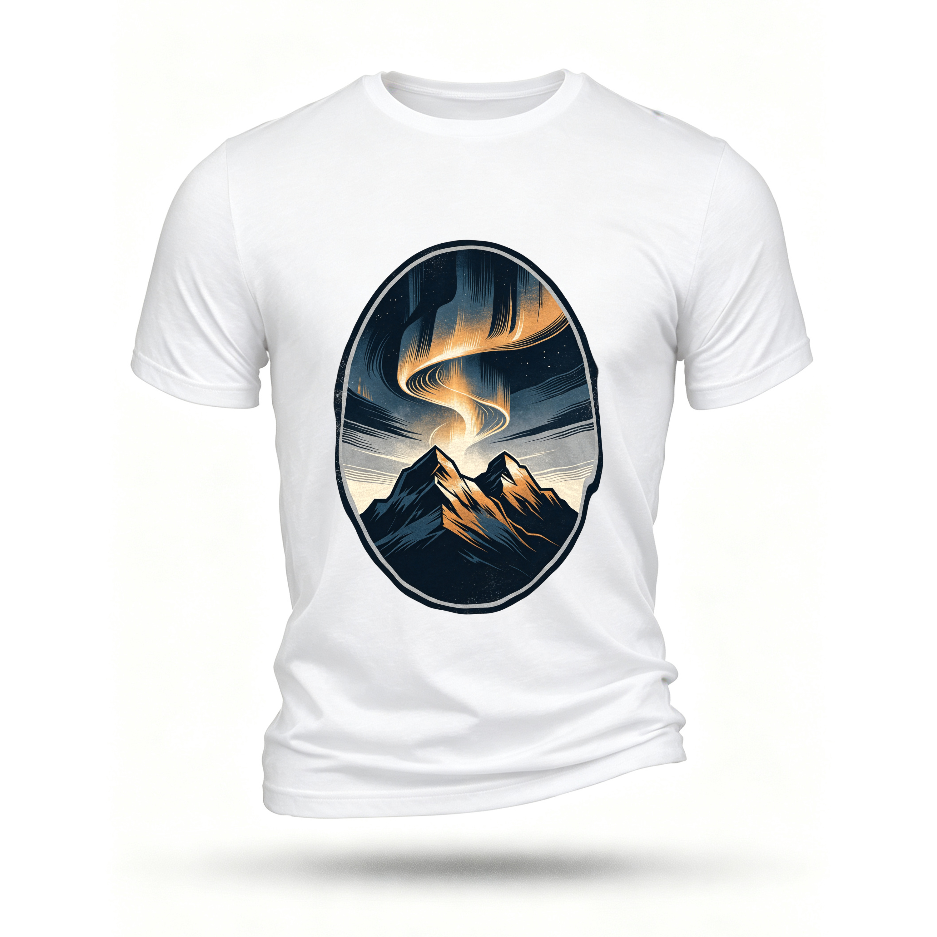 White T-shirt, front print