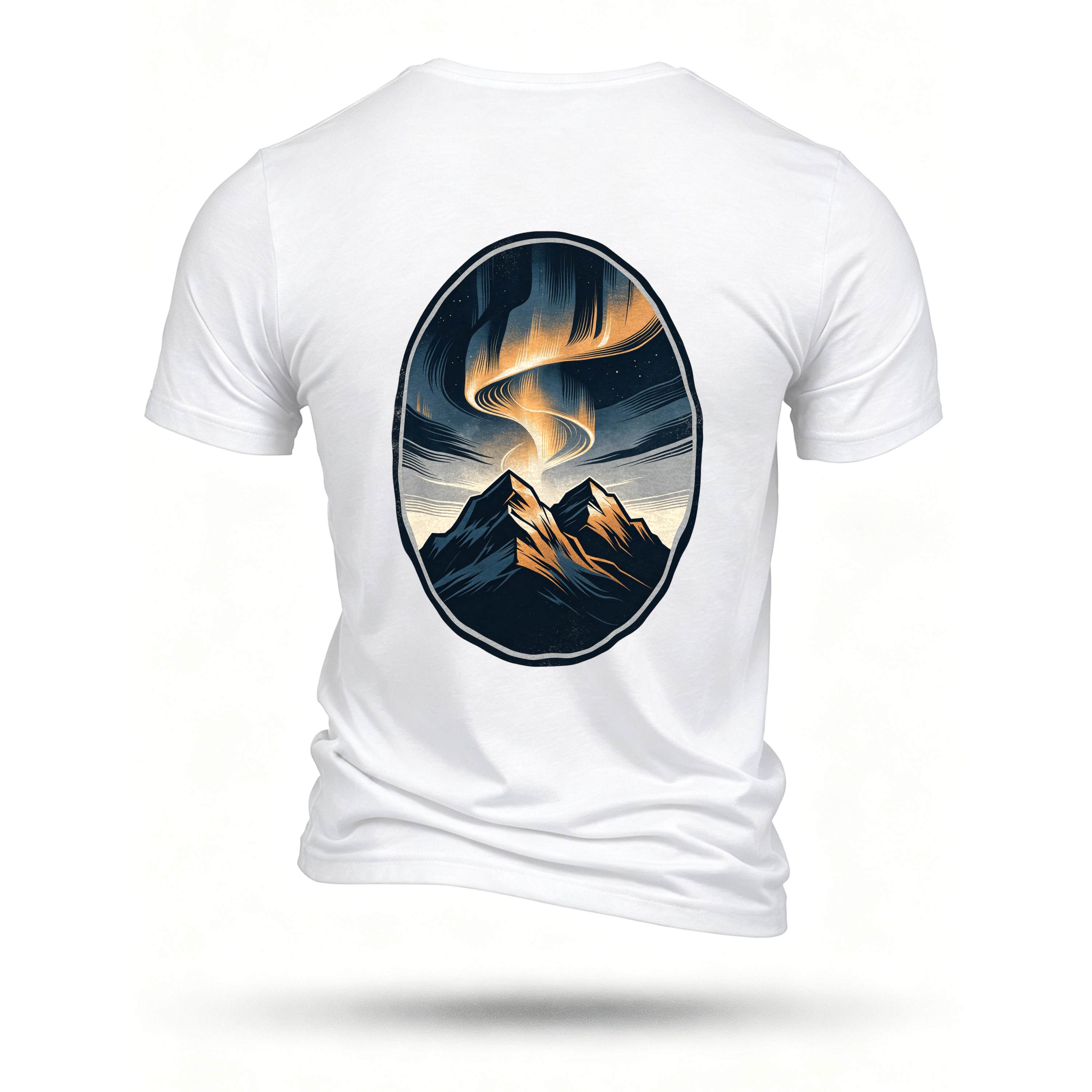 White T-shirt, back print