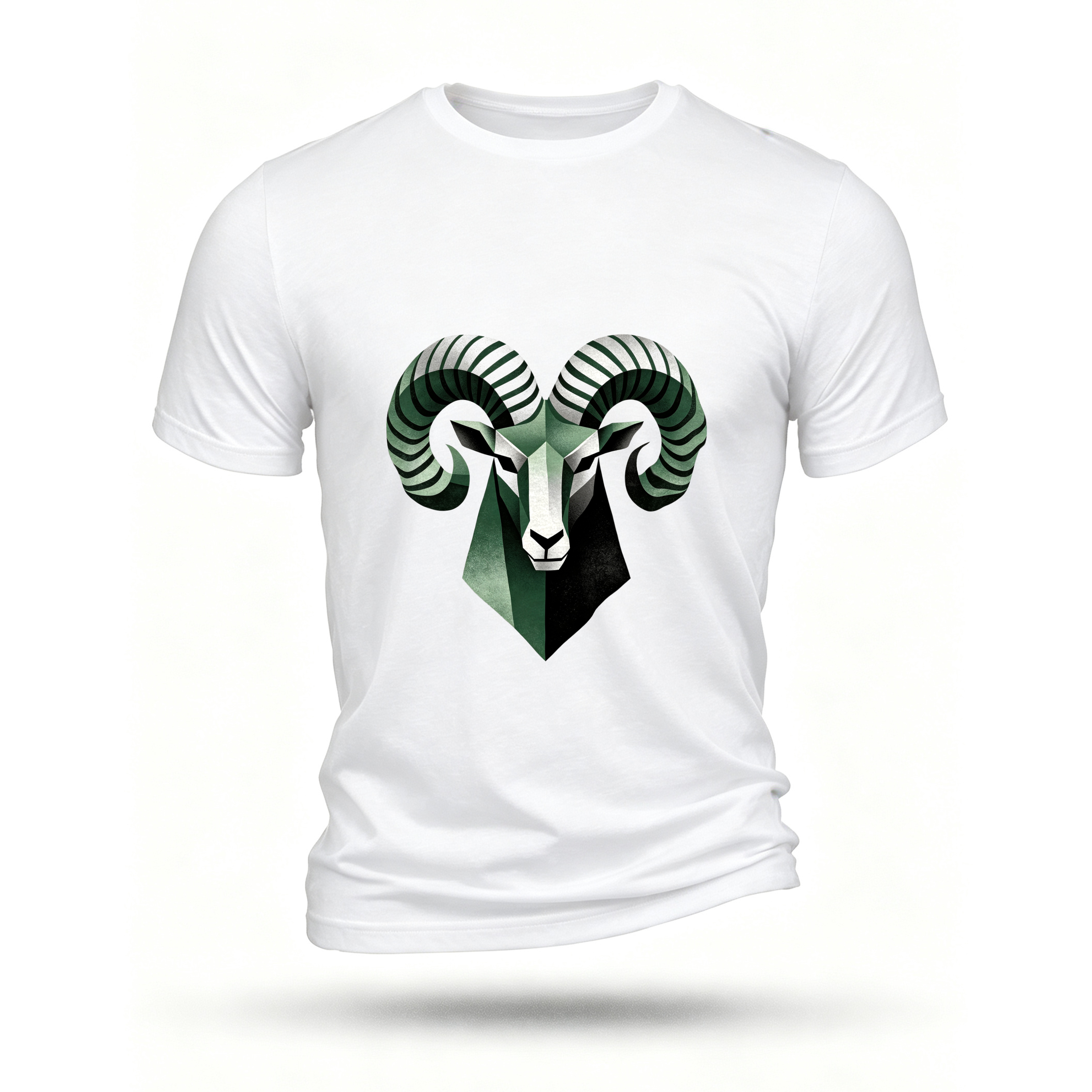White T-shirt, front print