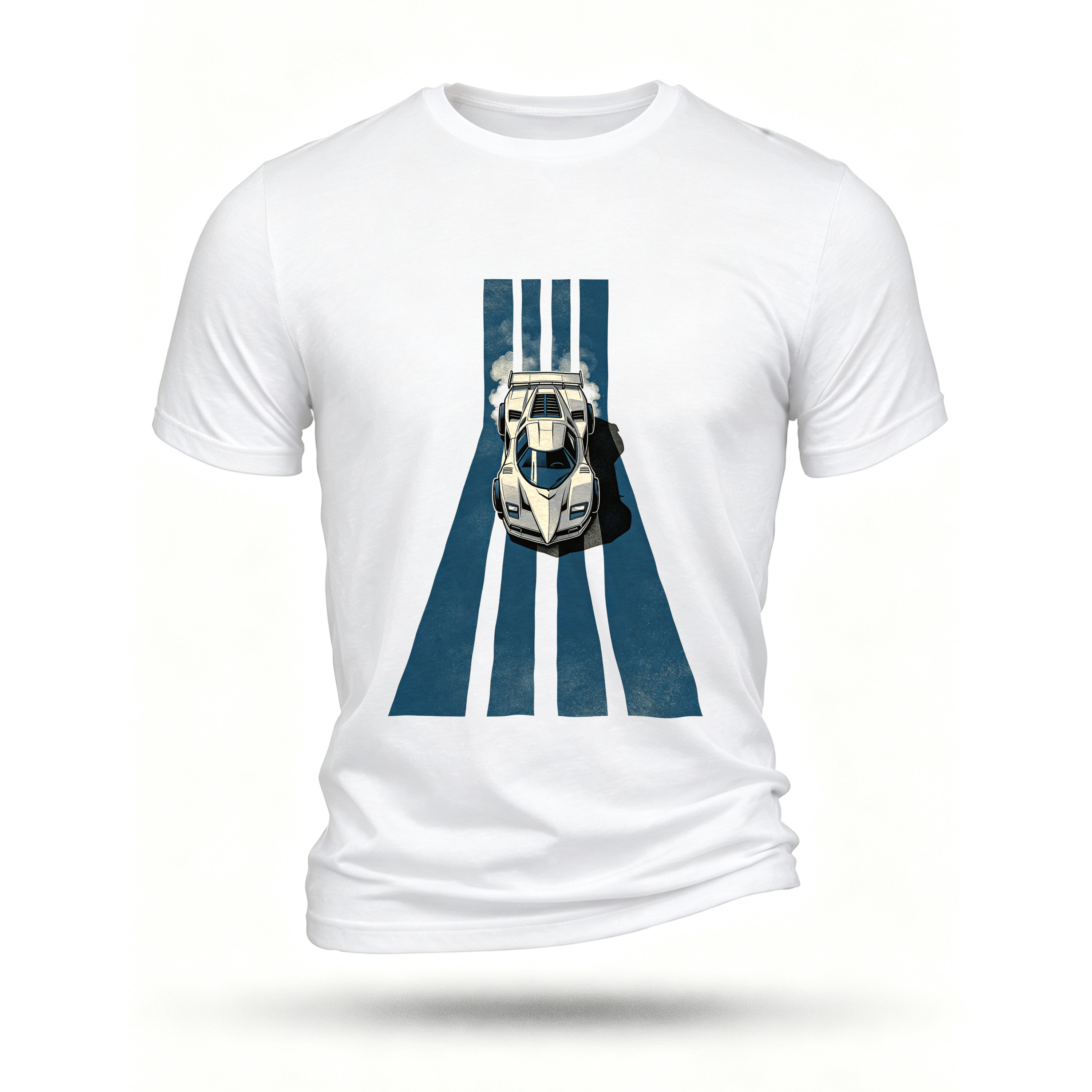 White T-shirt, front print