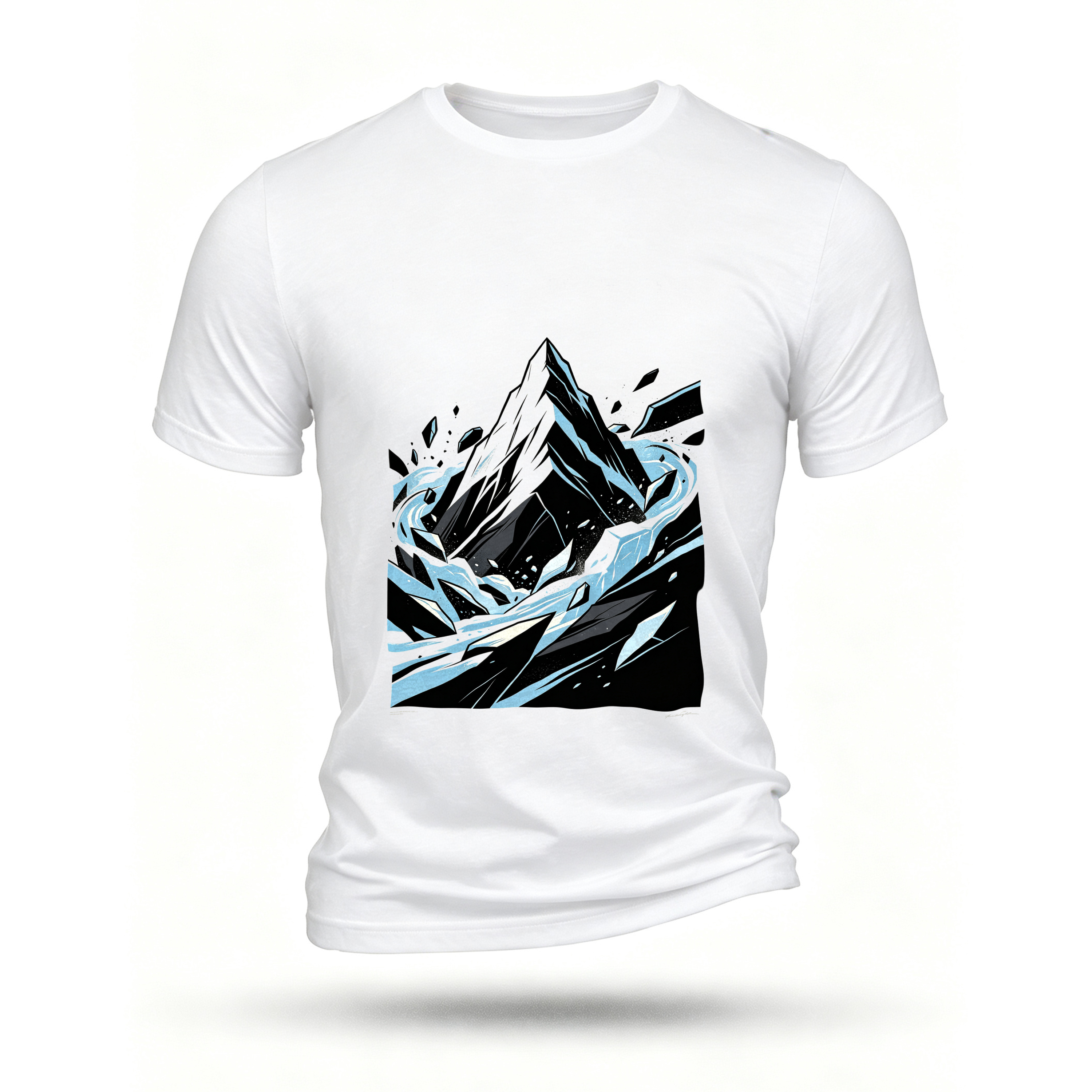 White T-shirt, front print
