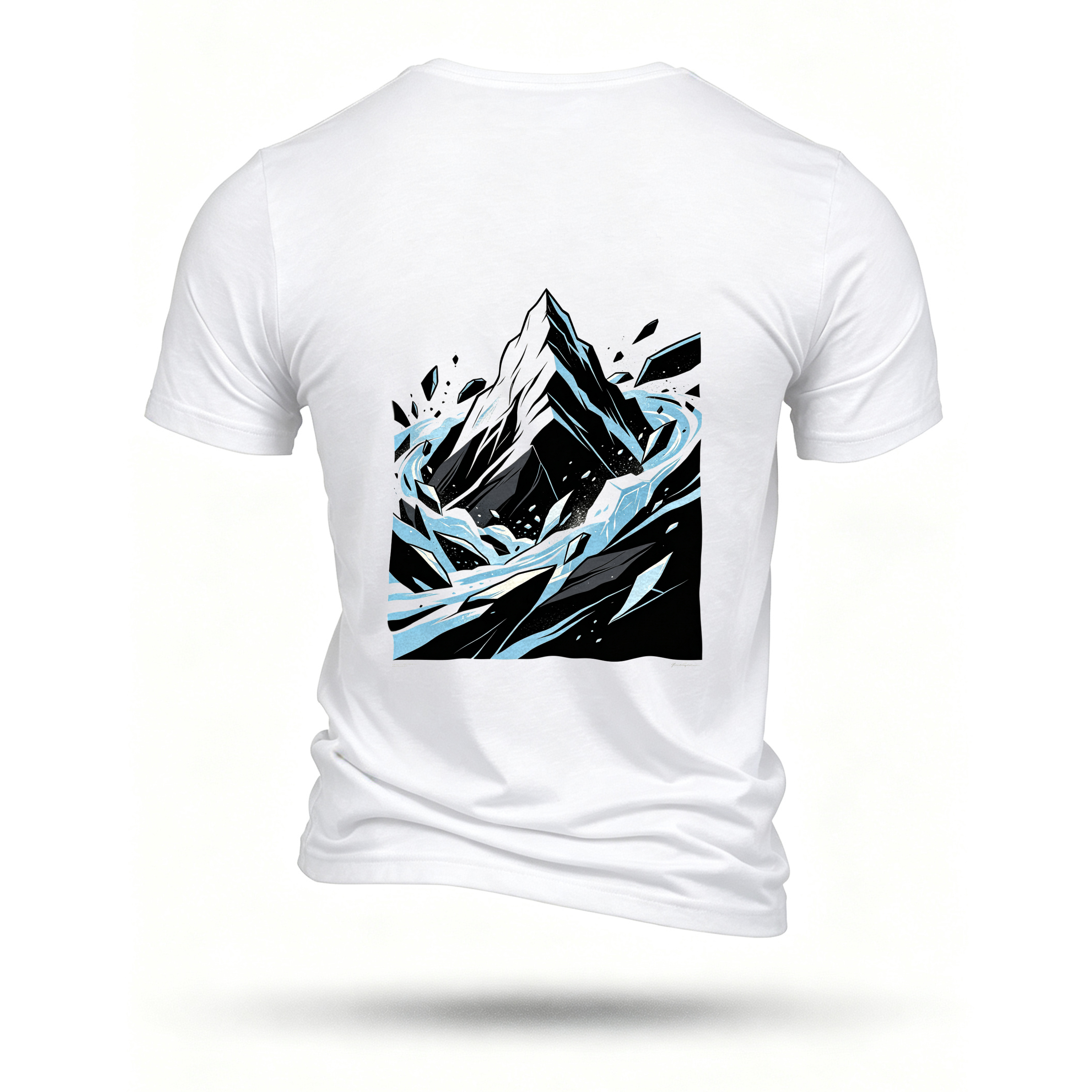 White T-shirt, back print