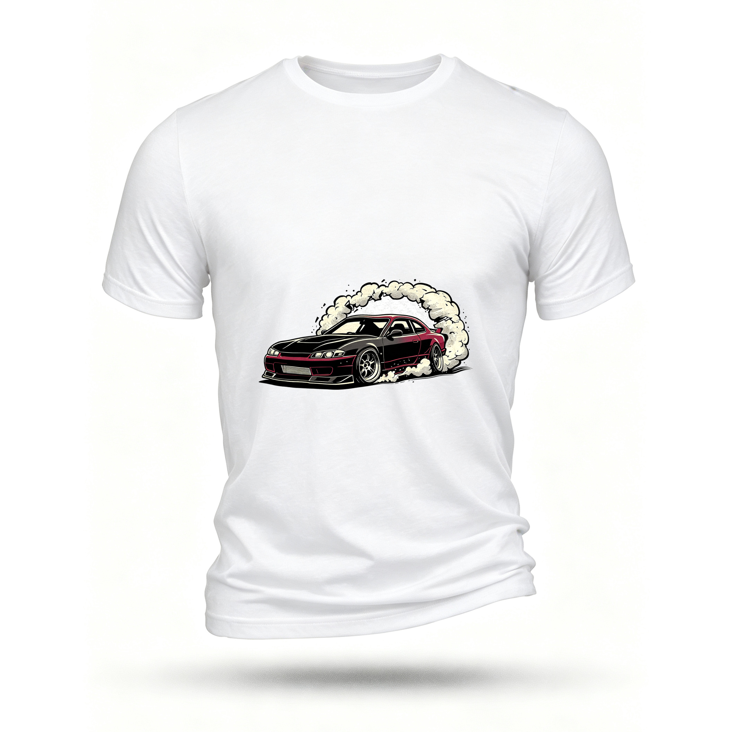 White T-shirt, front print