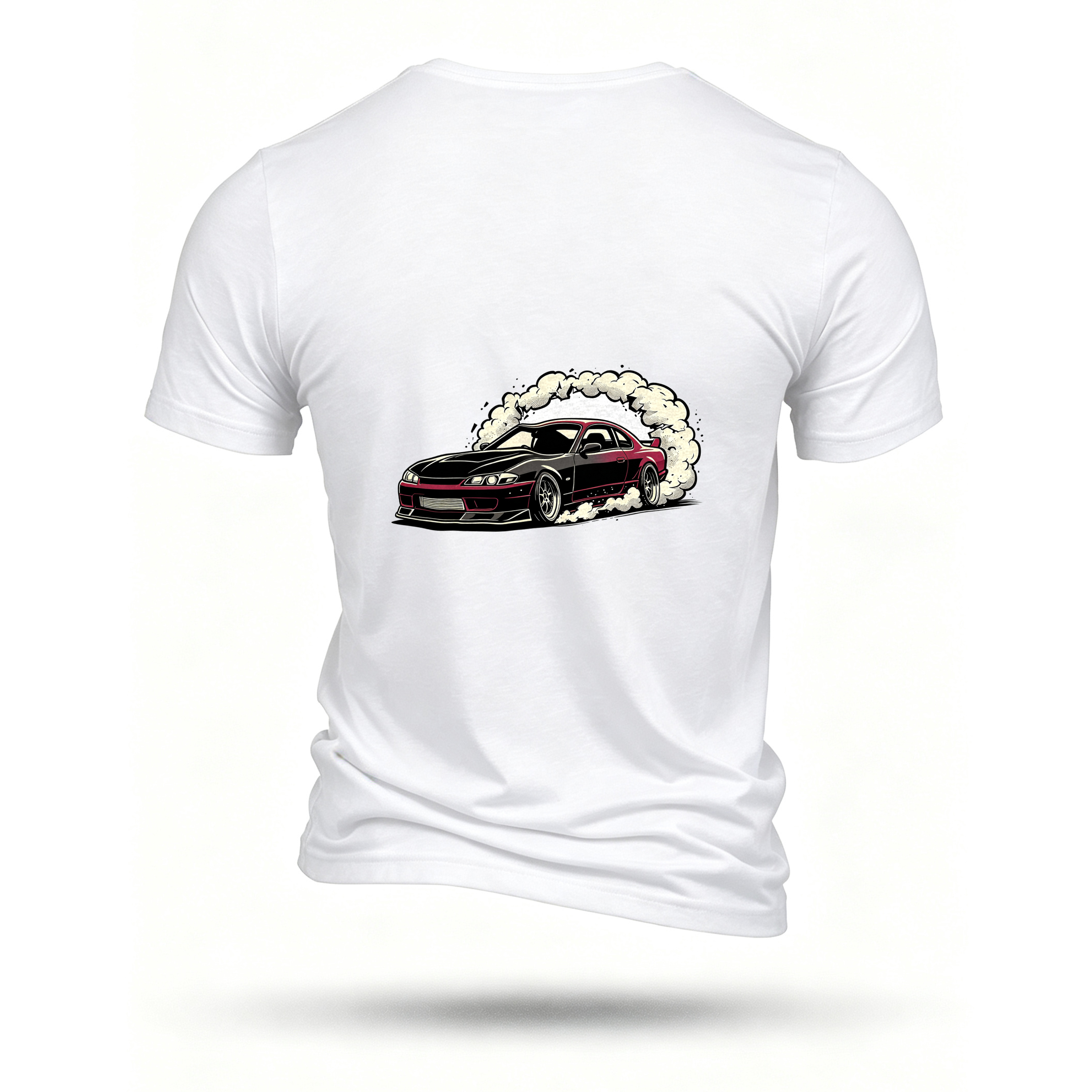 White T-shirt, back print