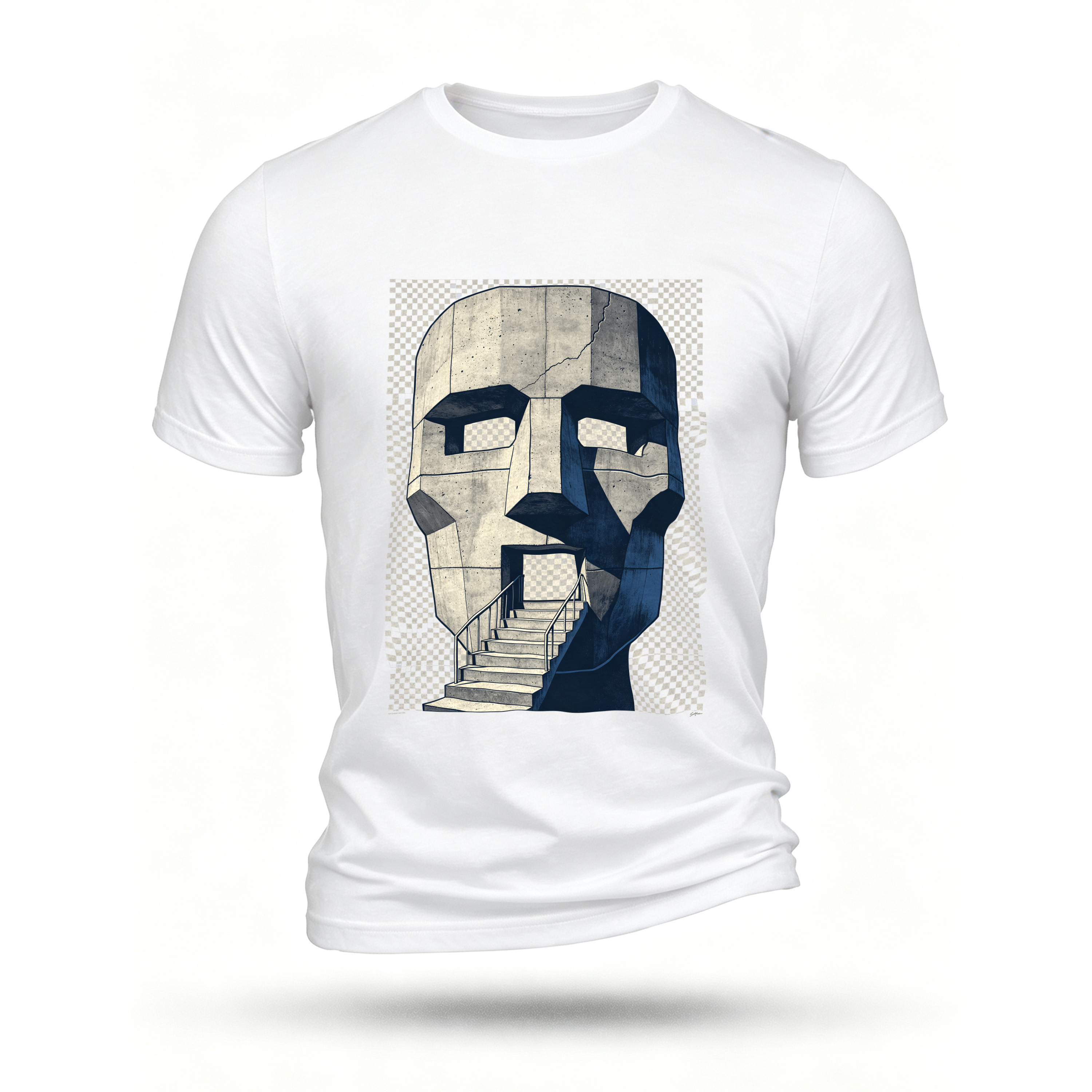 White T-shirt, front print