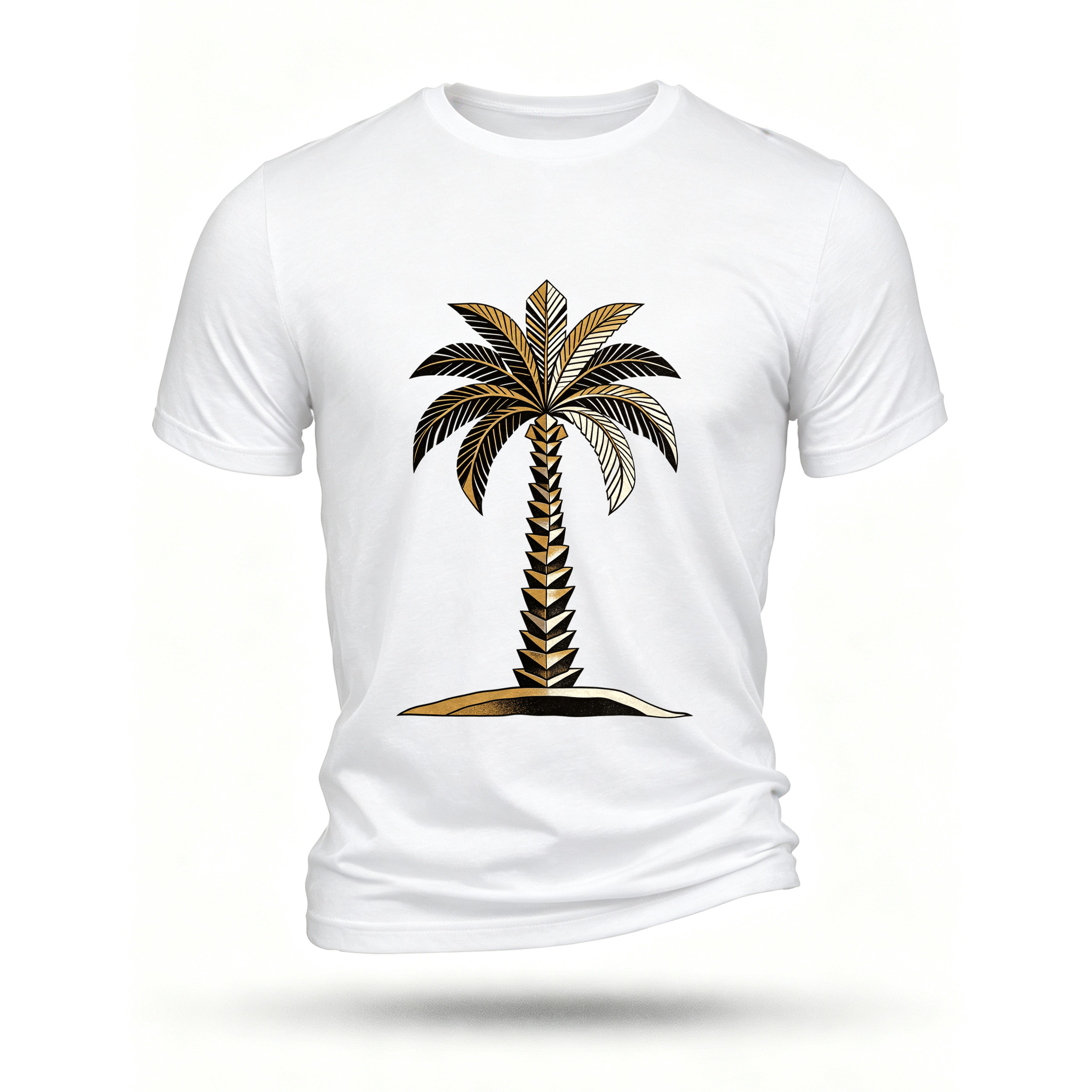 White T-shirt, front print