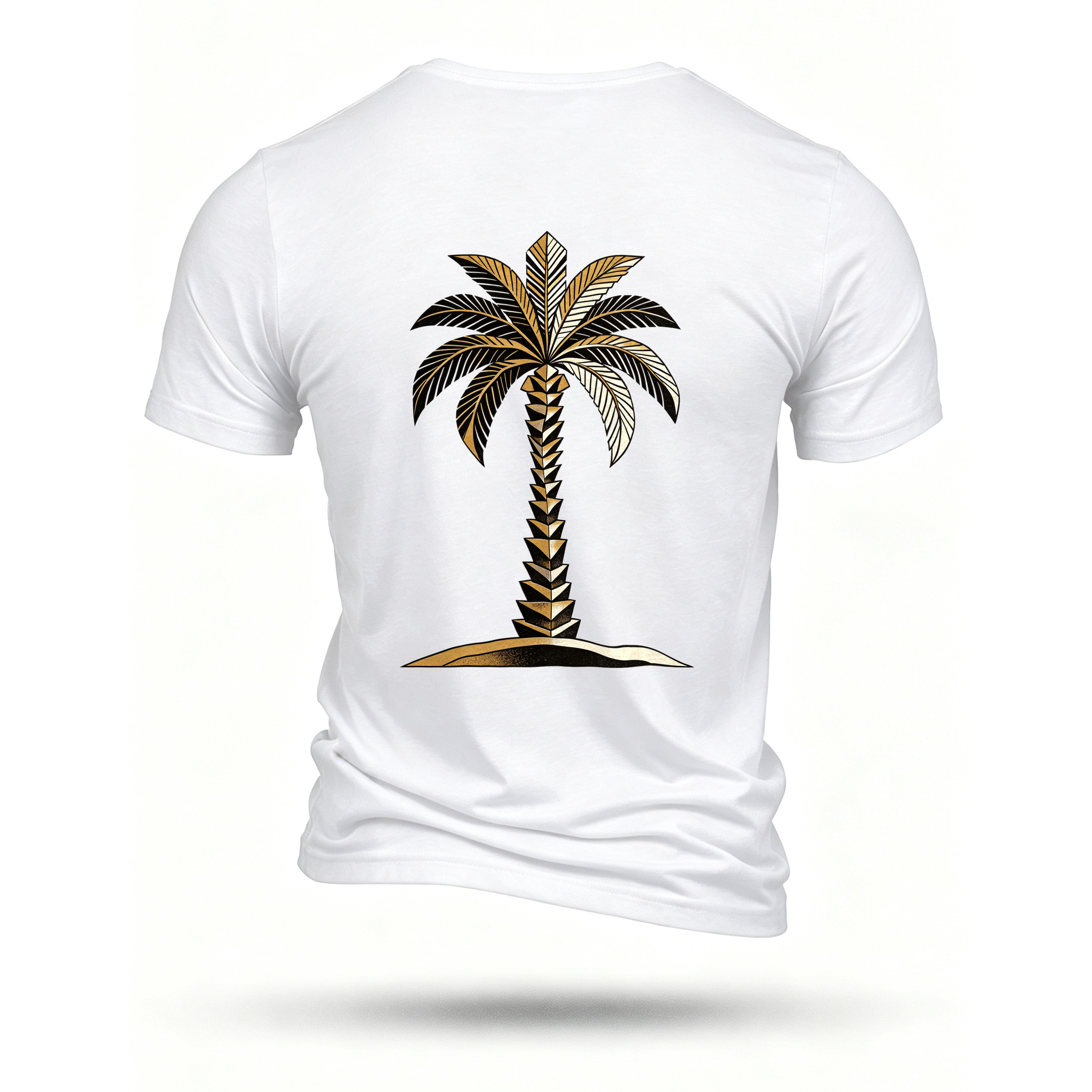White T-shirt, back print