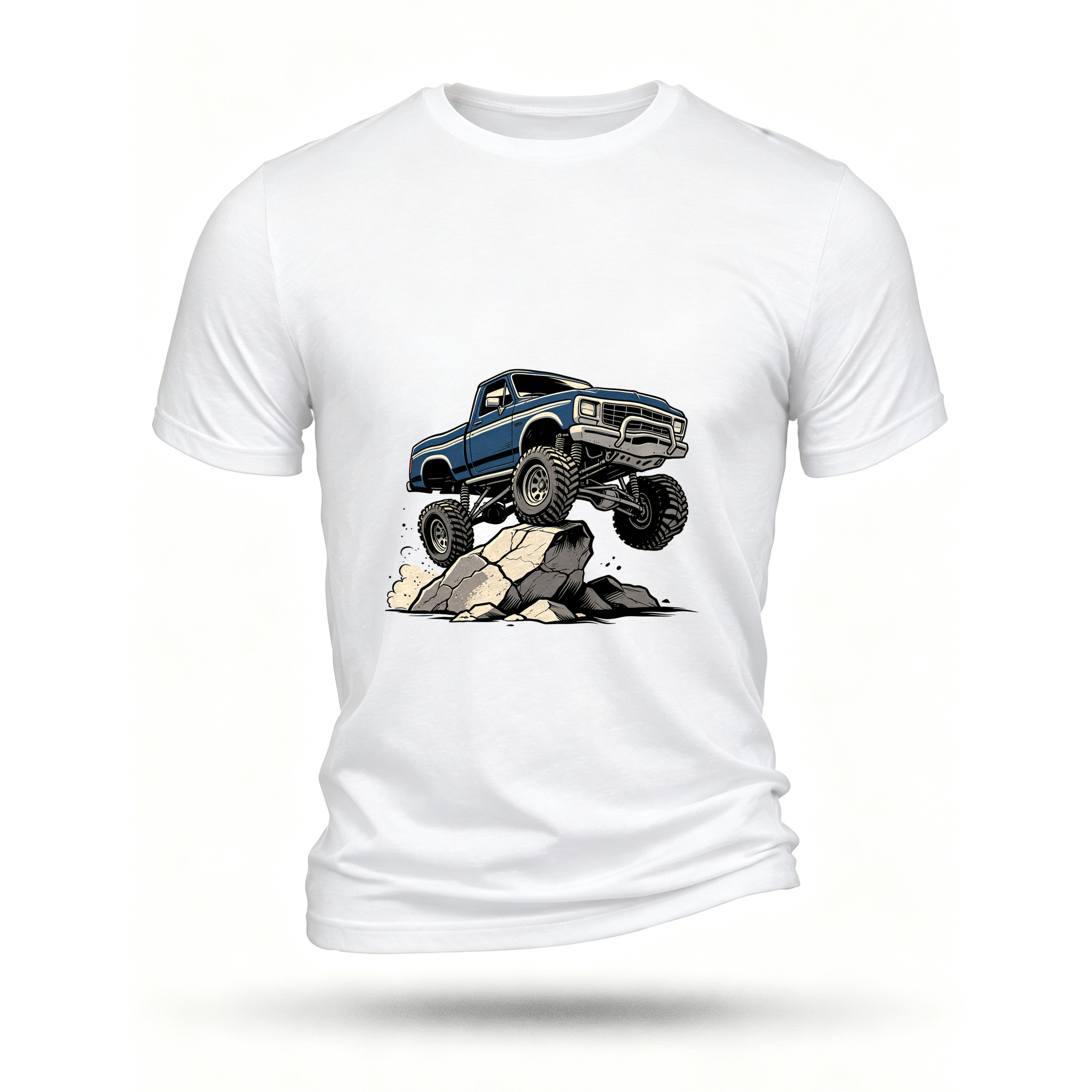 White T-shirt, front print