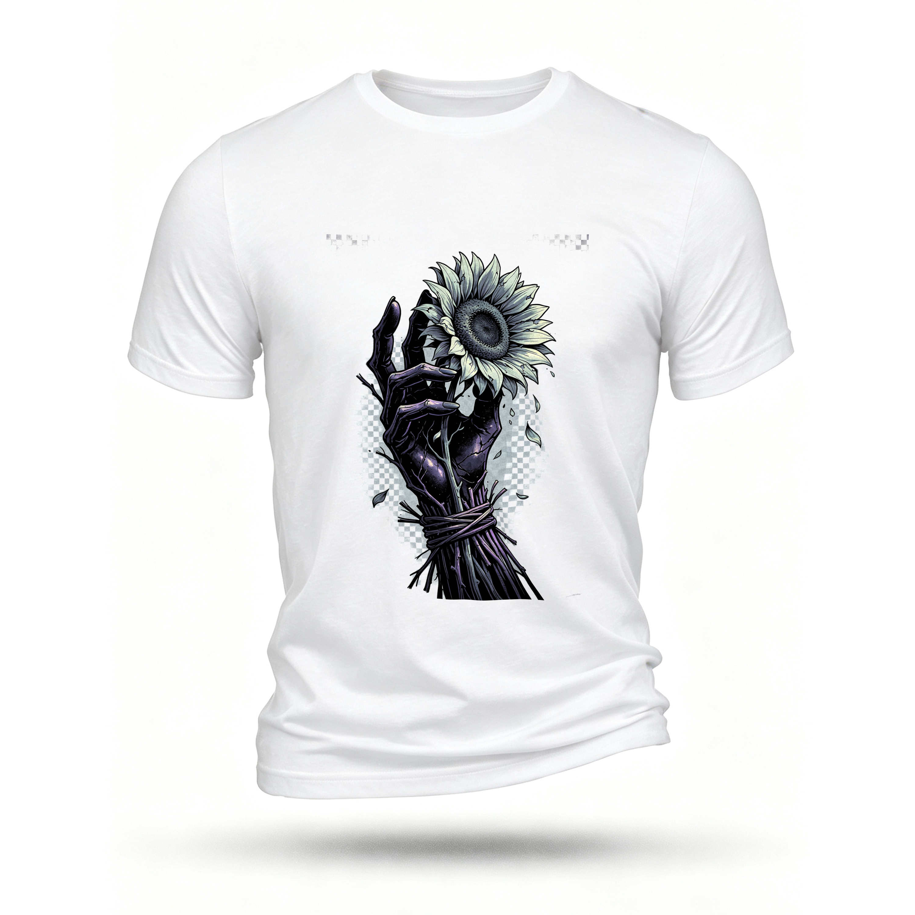 White T-shirt, front print
