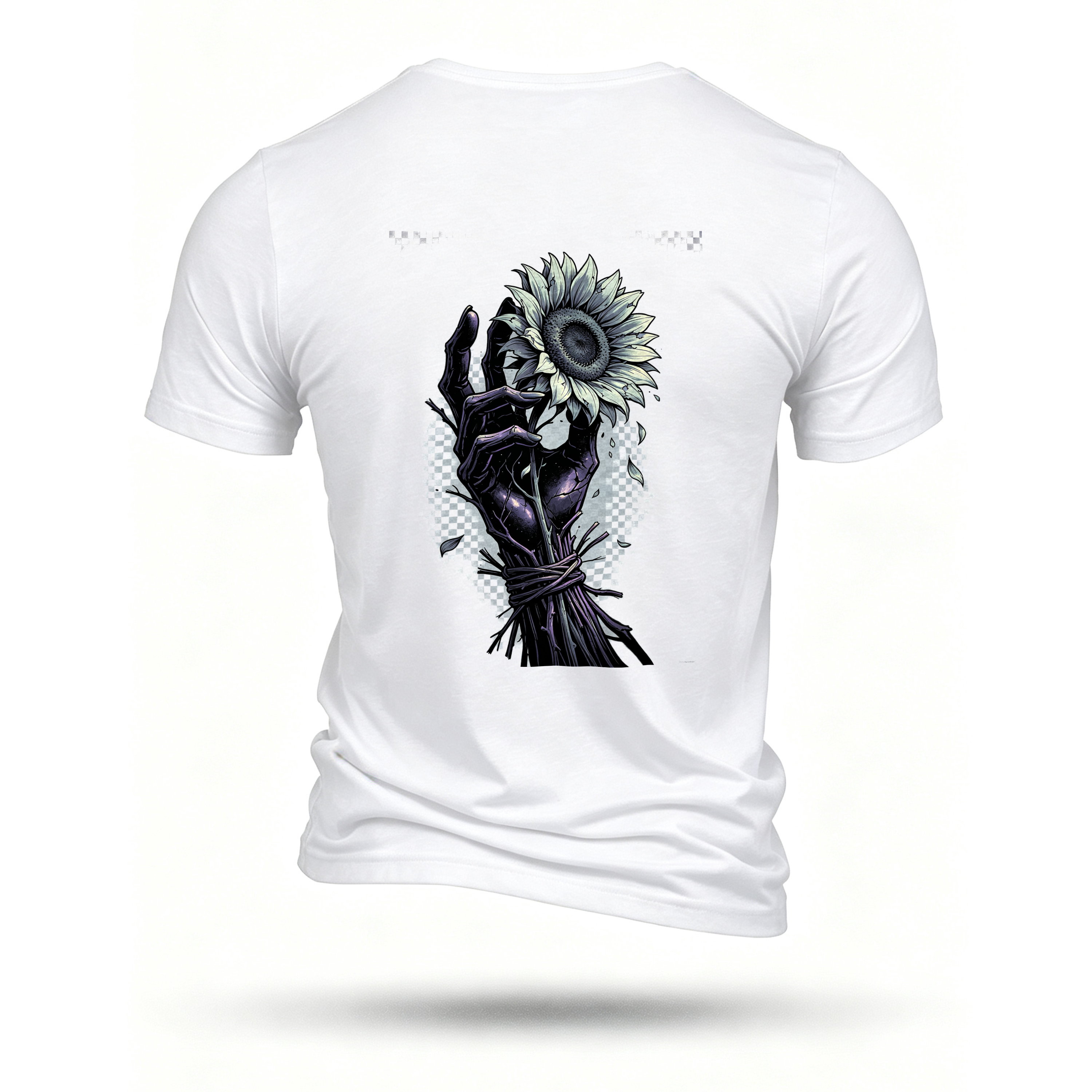 White T-shirt, back print