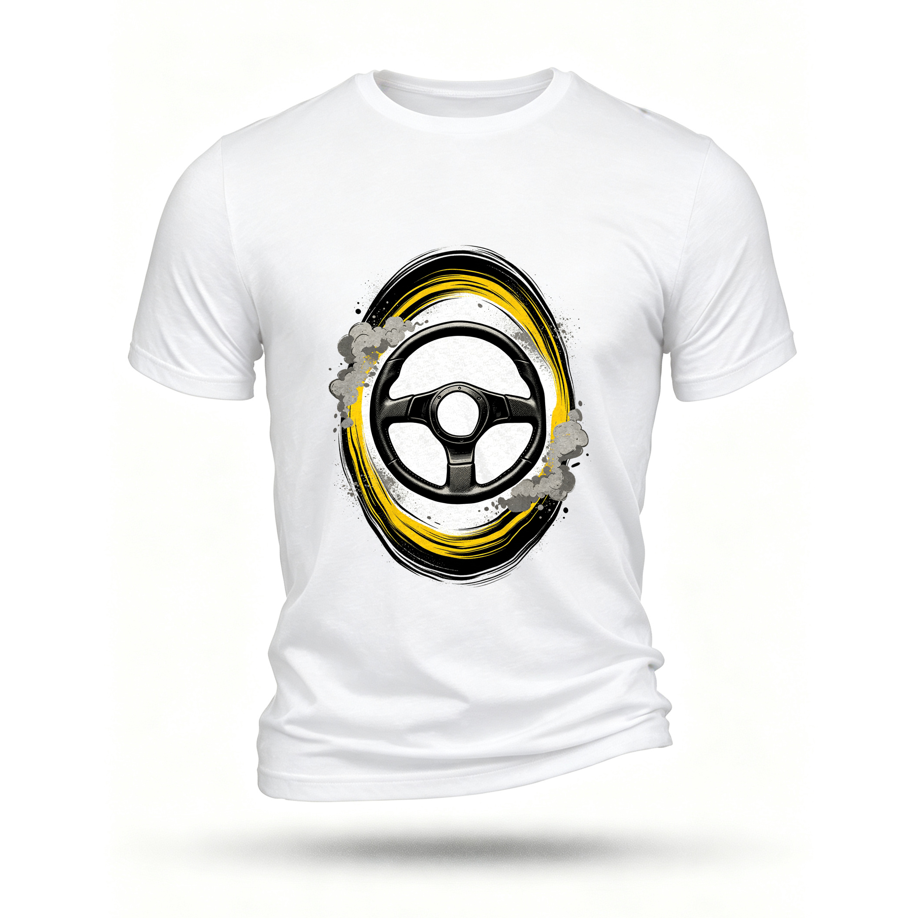White T-shirt, front print
