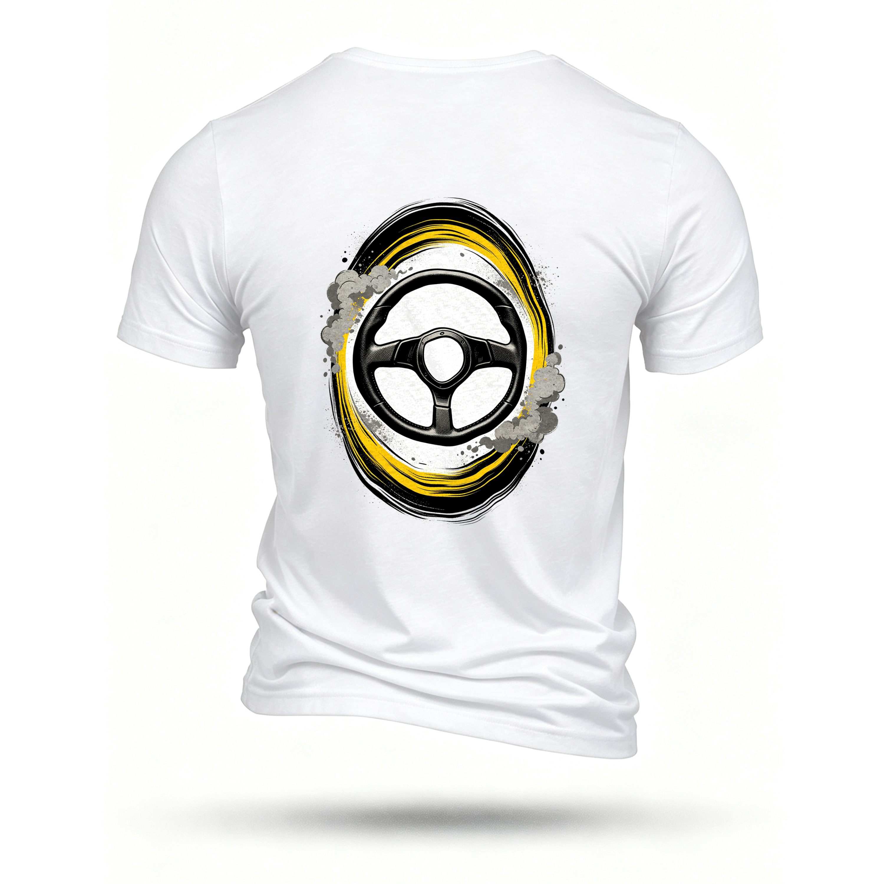 White T-shirt, back print