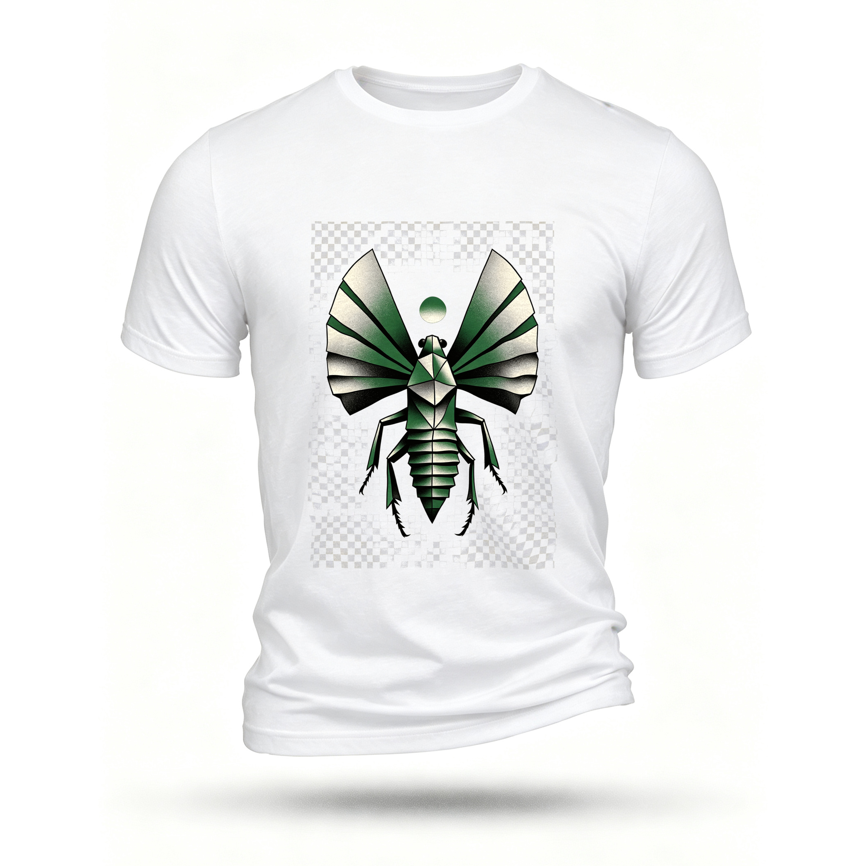 White T-shirt, front print