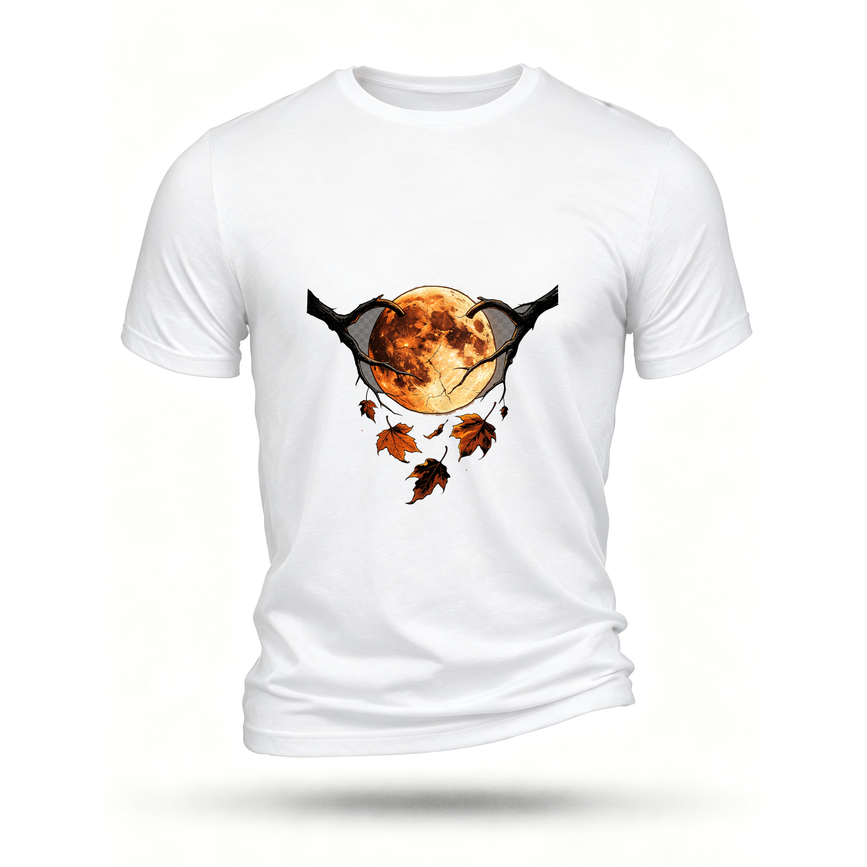 White T-shirt, front print