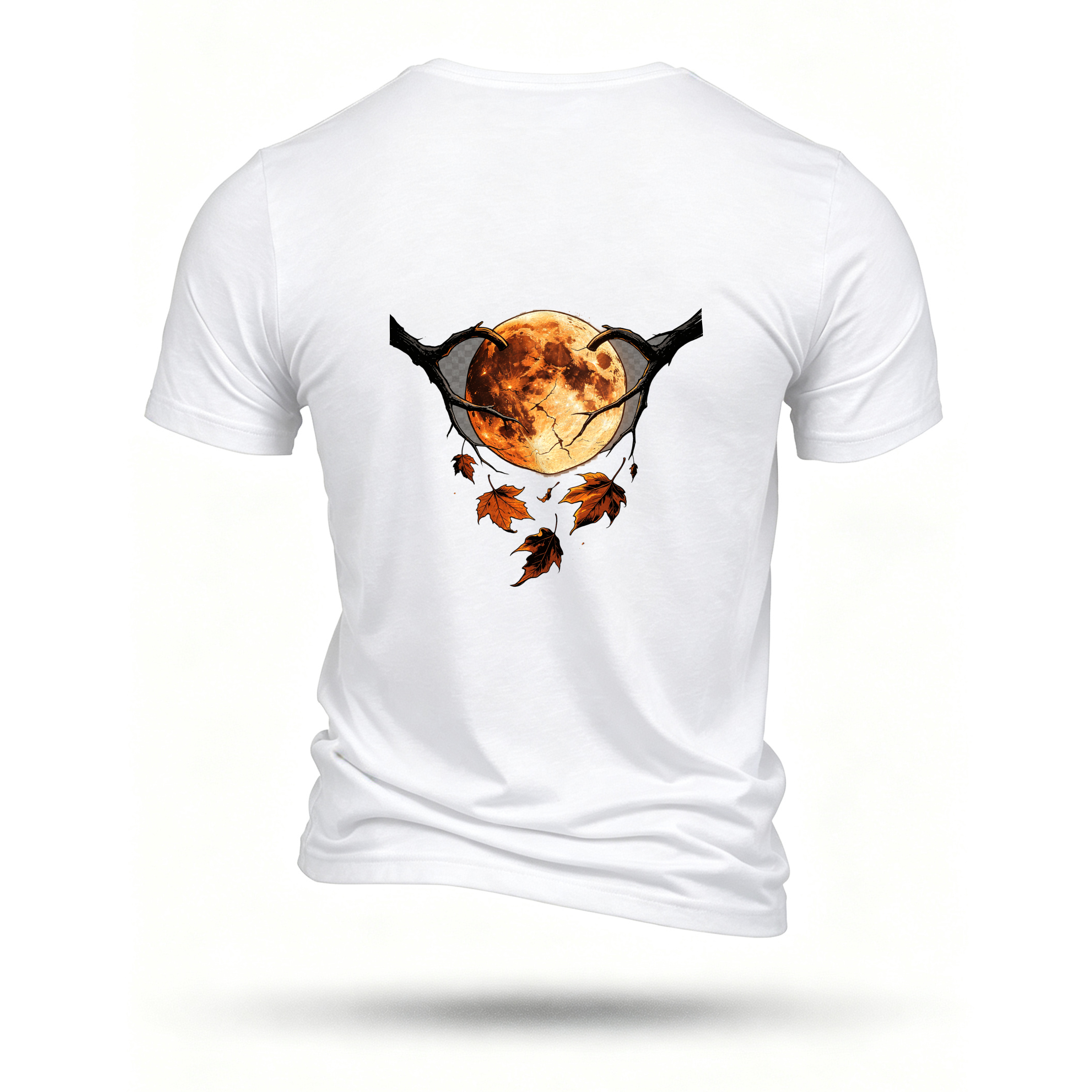White T-shirt, back print