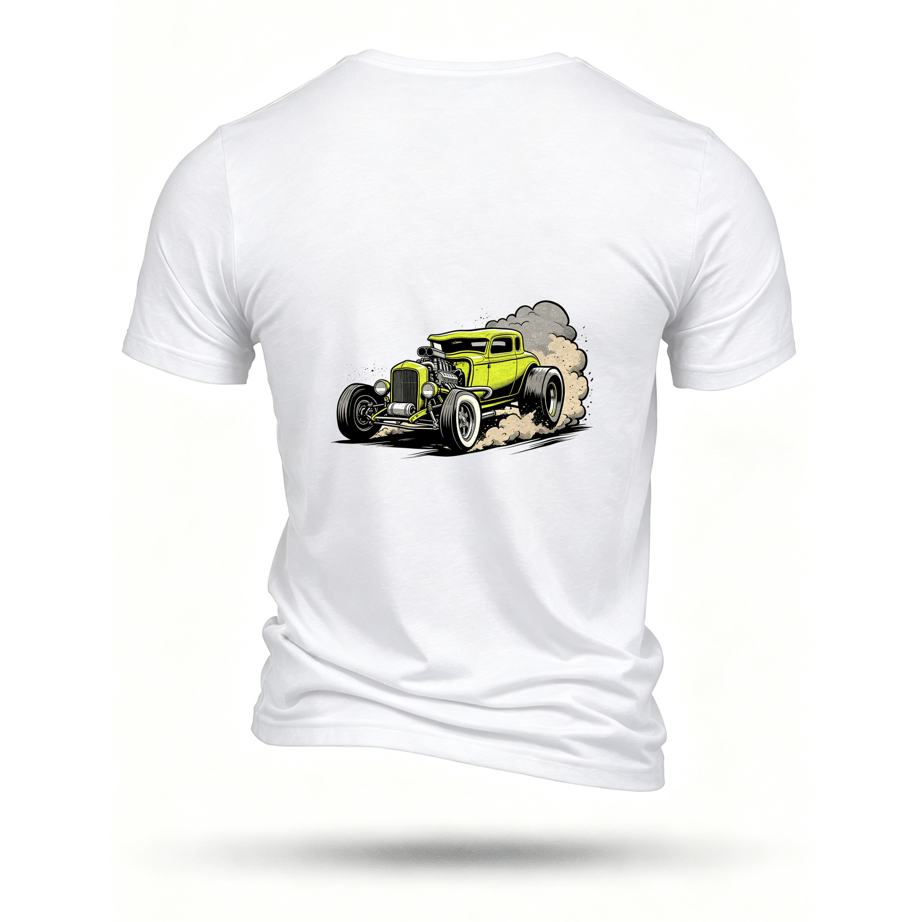 White T-shirt, back print