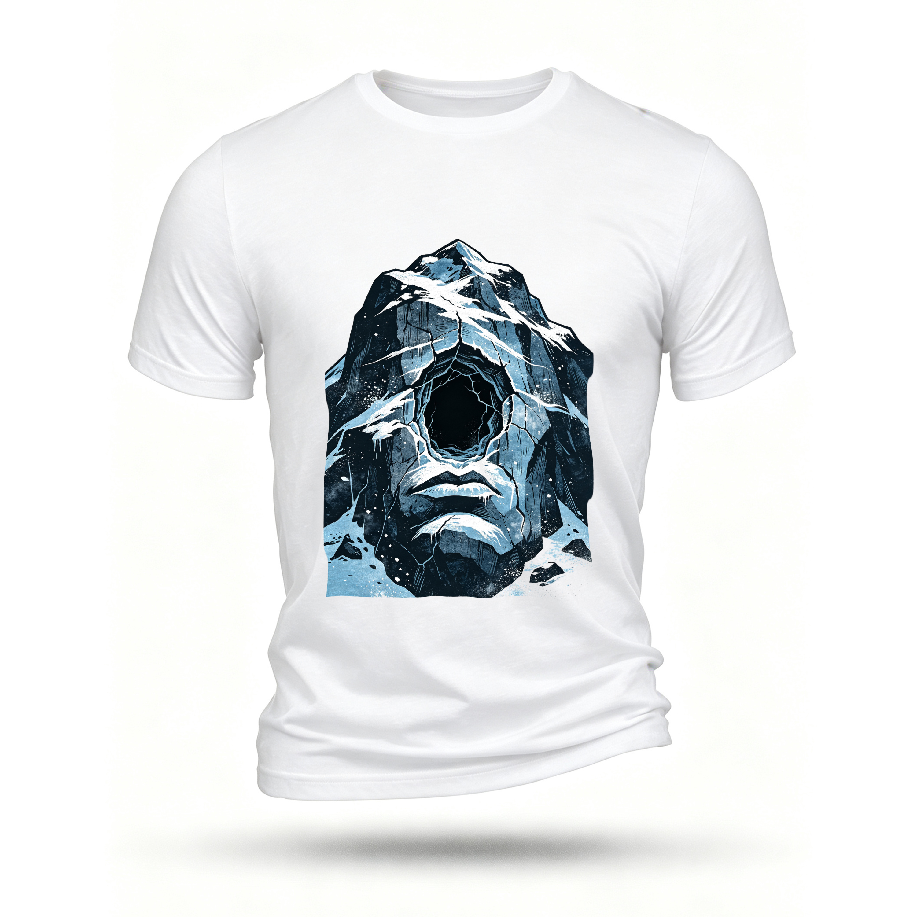 White T-shirt, front print