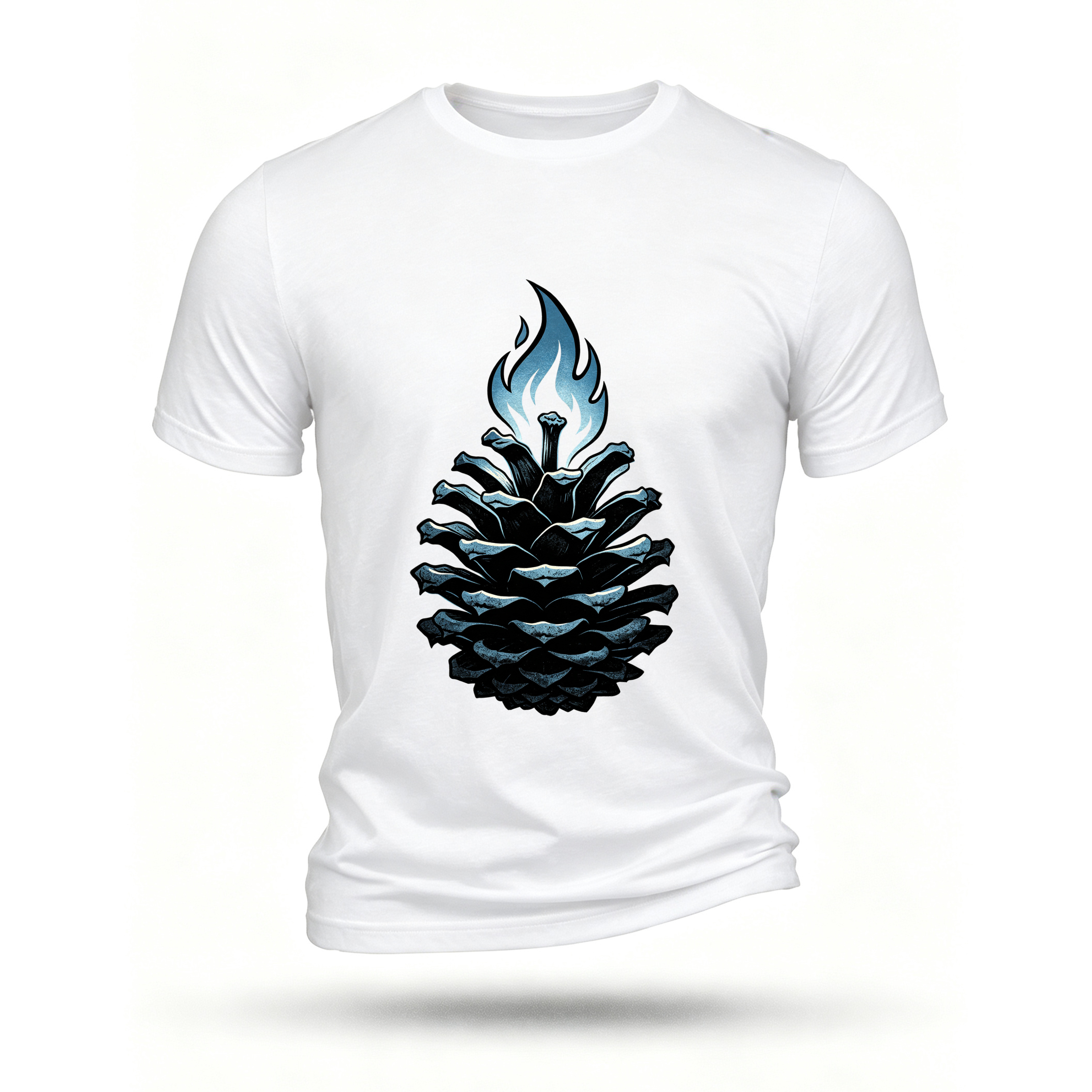 White T-shirt, front print