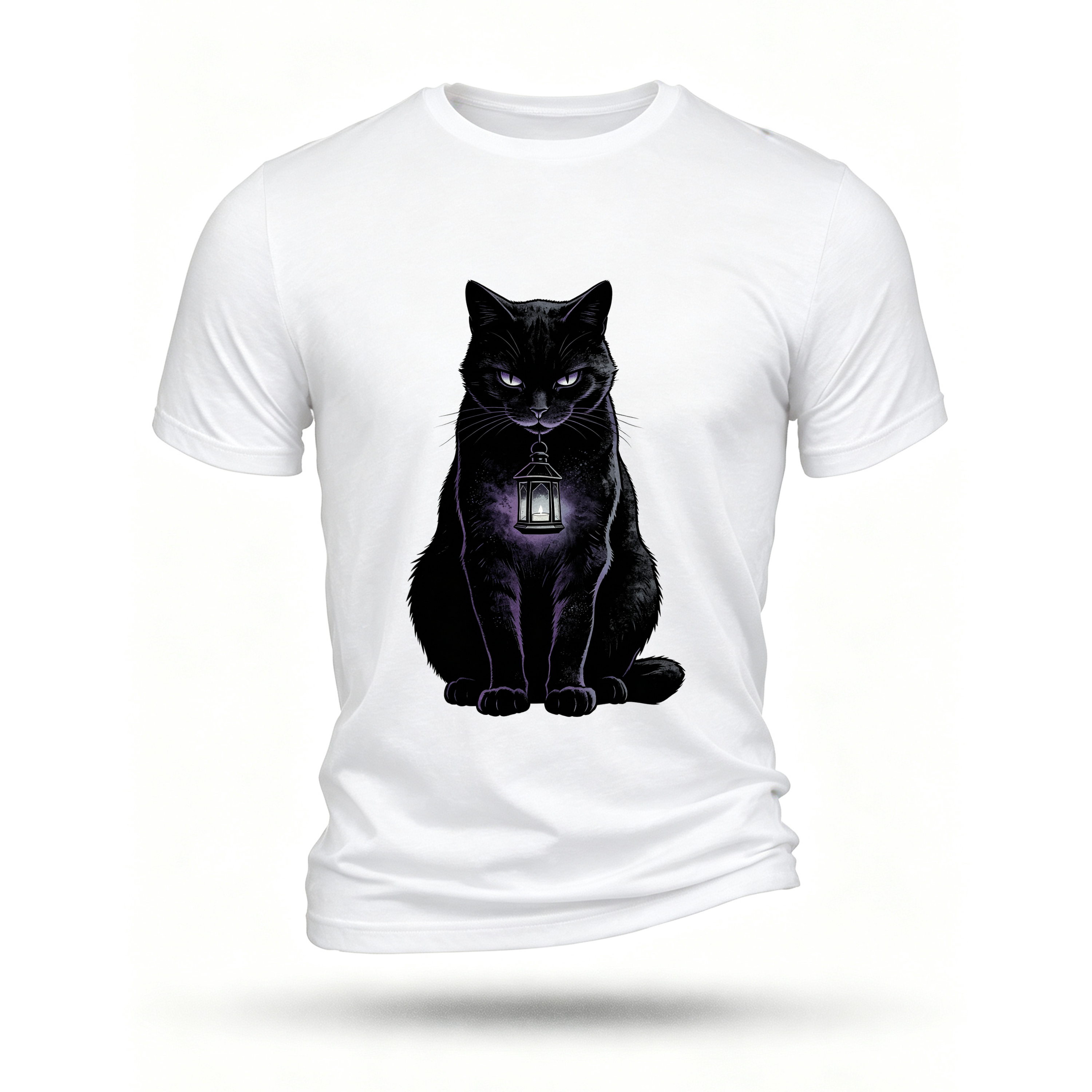 White T-shirt, front print