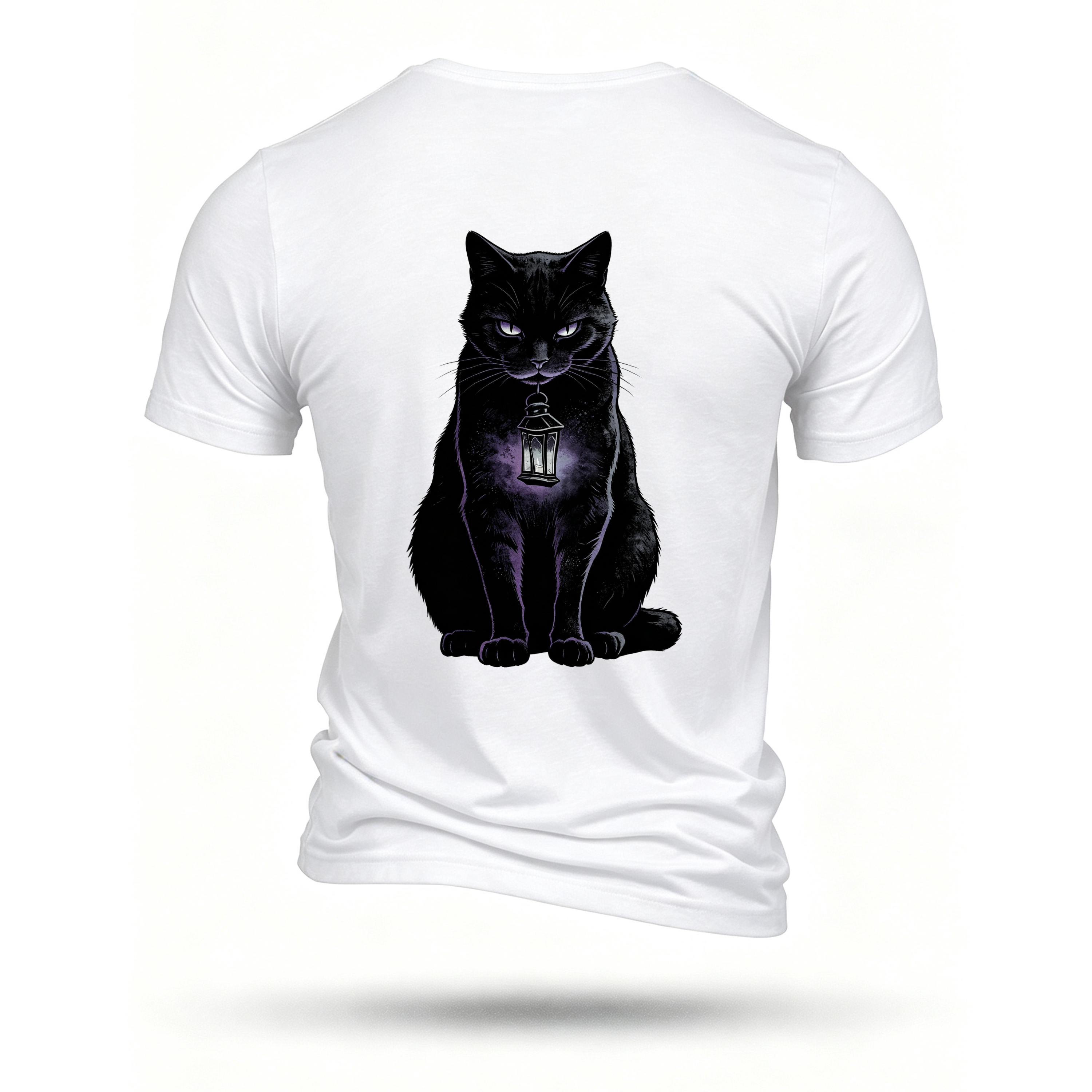 White T-shirt, back print