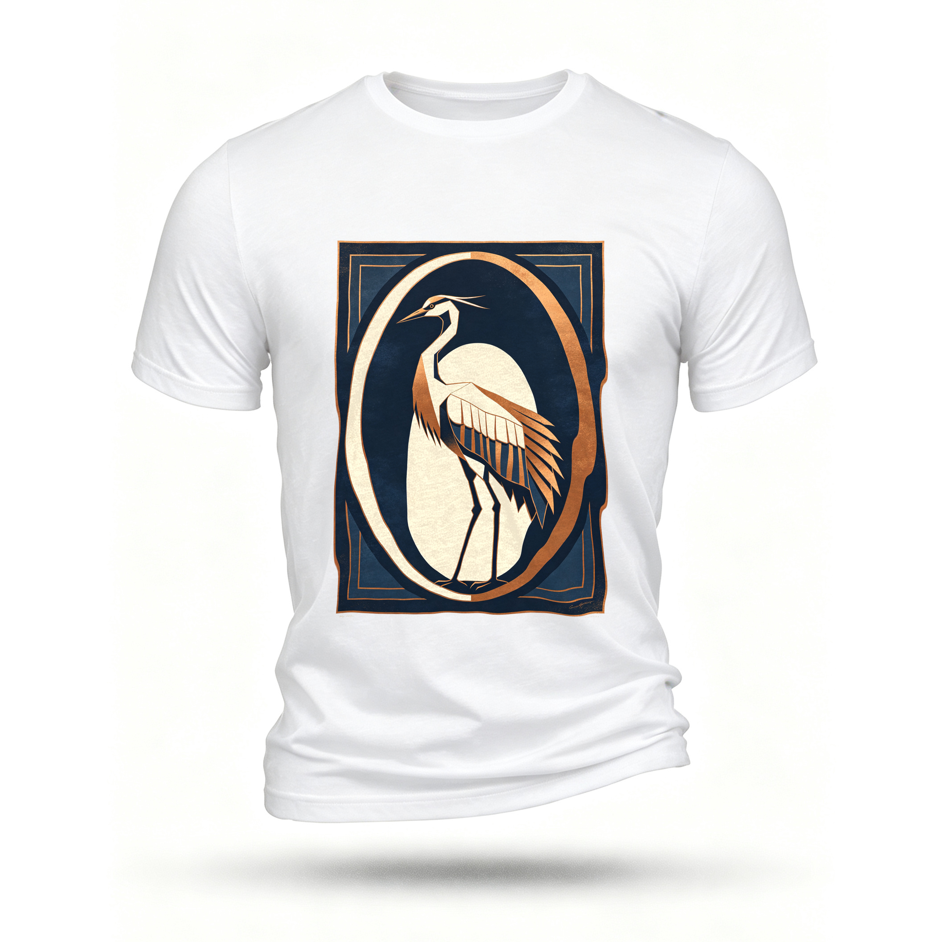 White T-shirt, front print