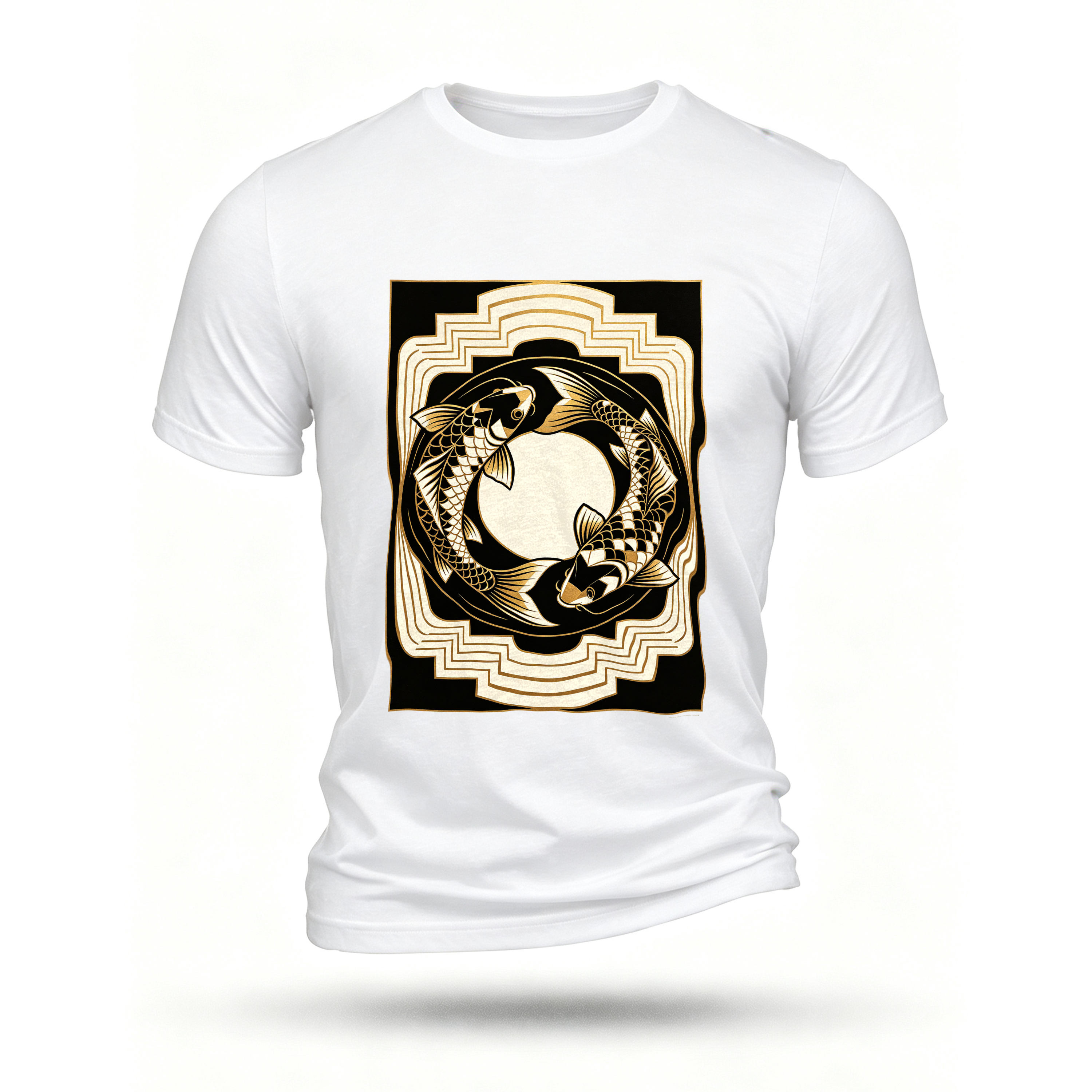 White T-shirt, front print