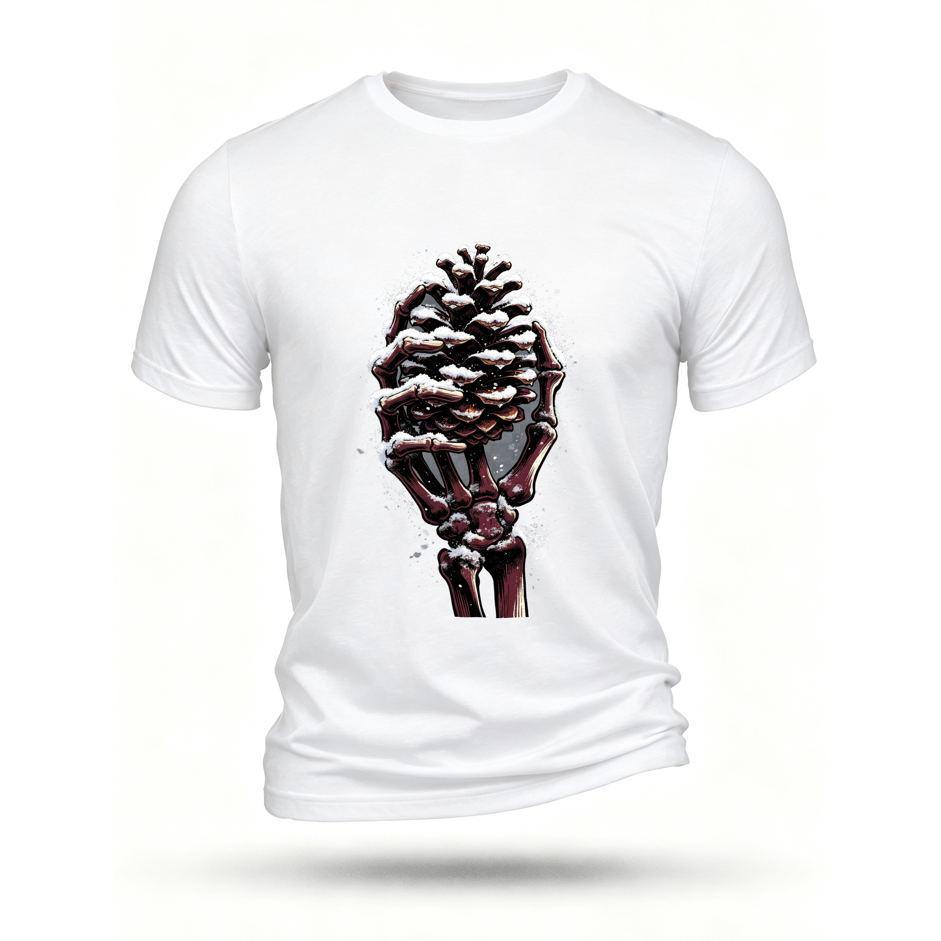 White T-shirt, front print