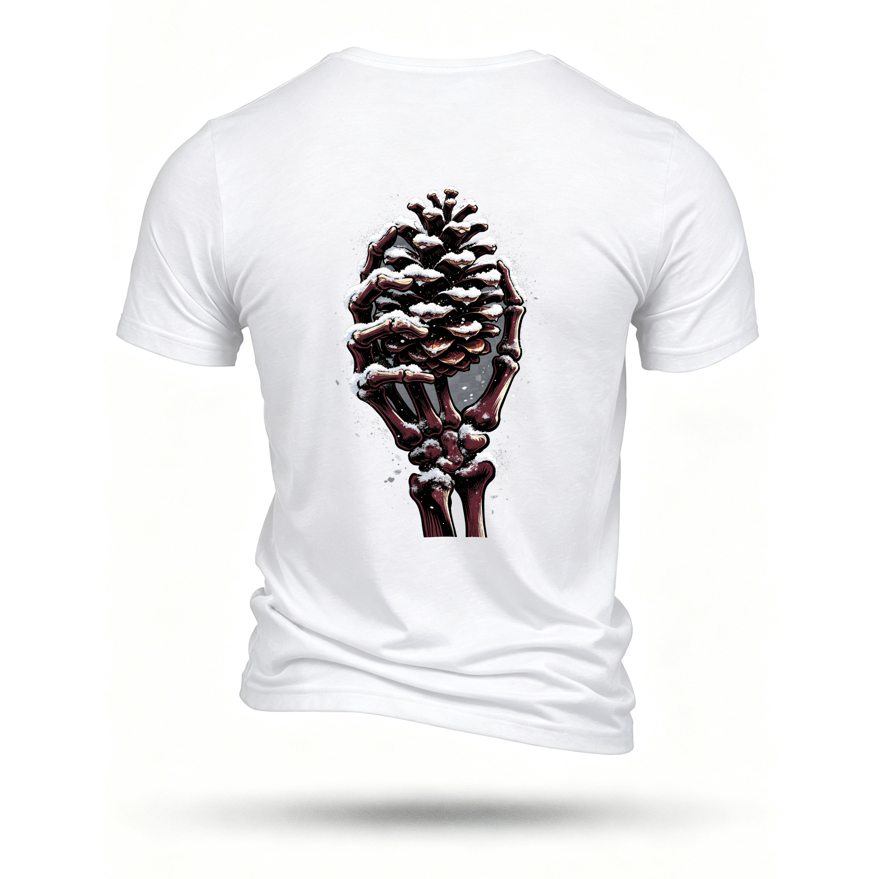 White T-shirt, back print