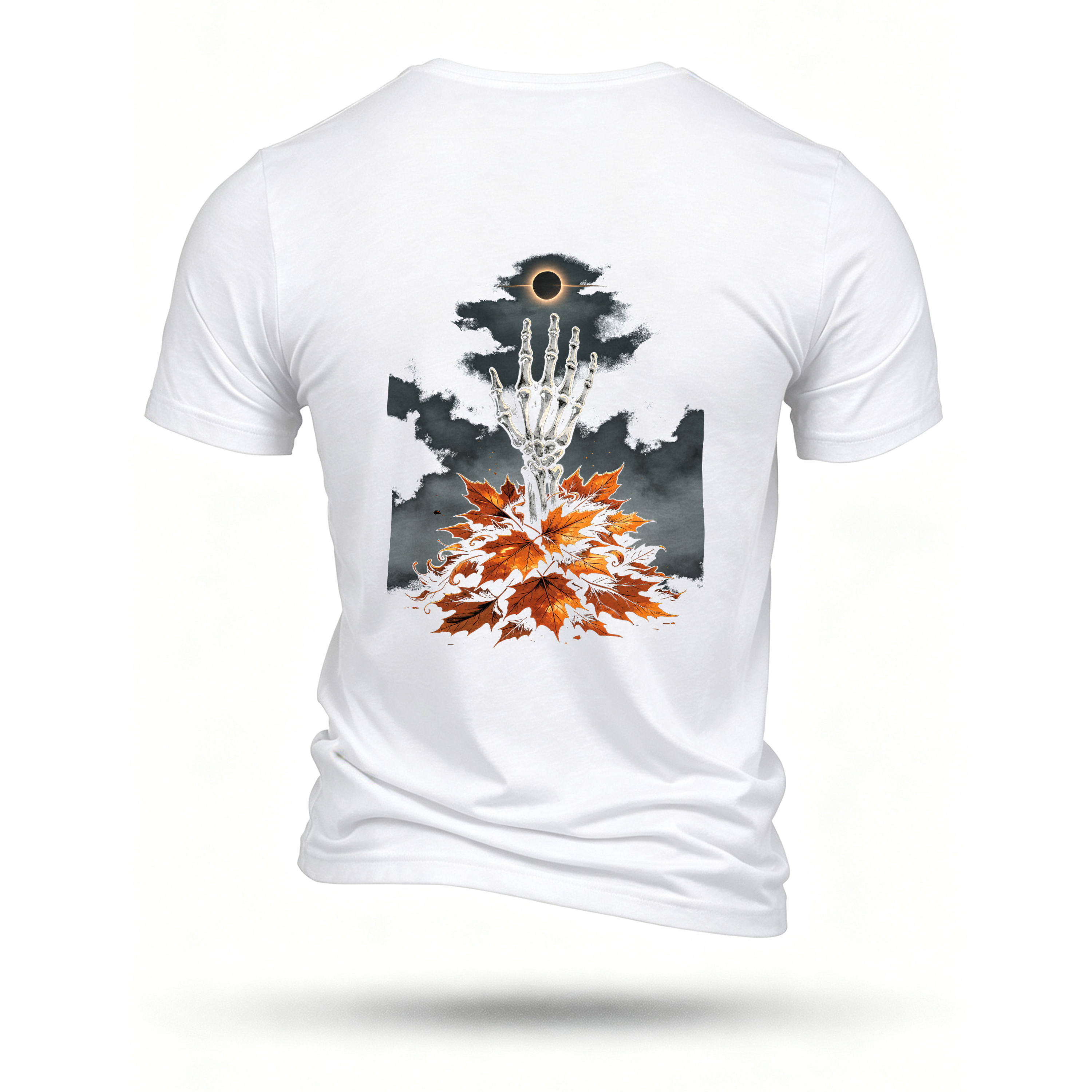 White T-shirt, back print