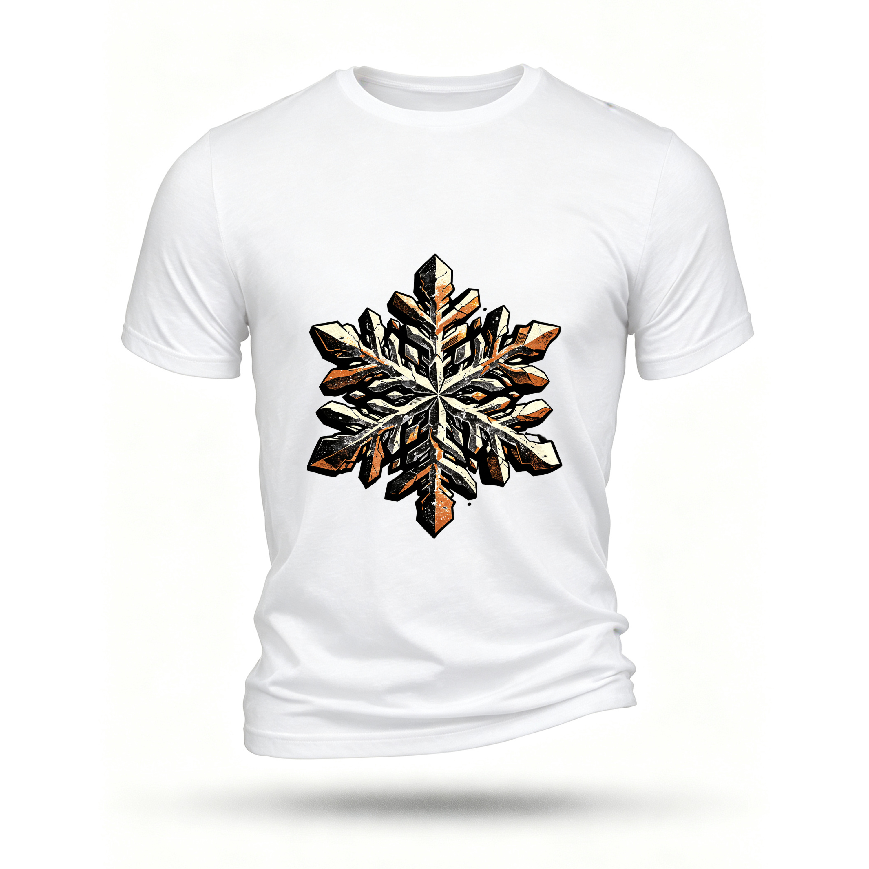 White T-shirt, front print