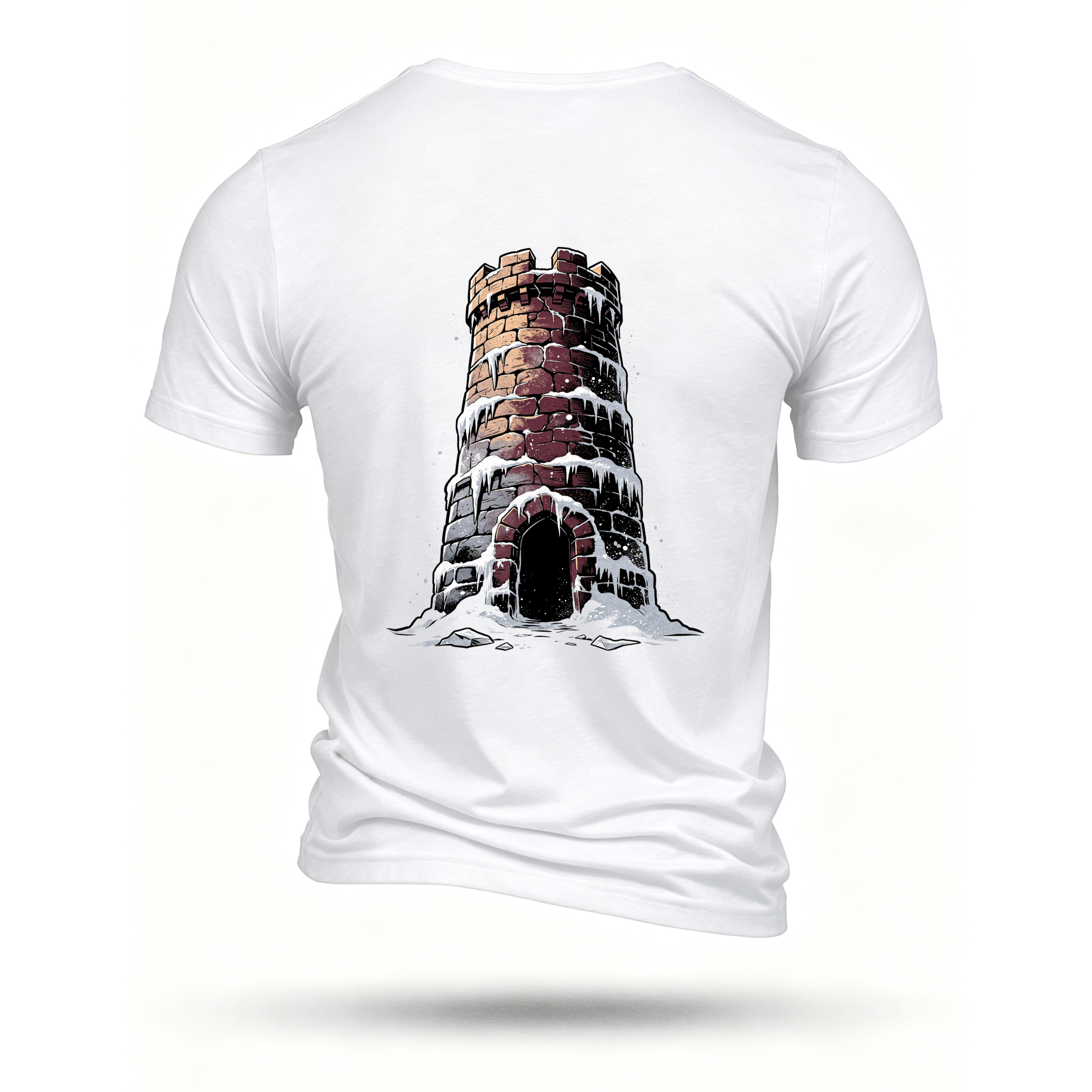 White T-shirt, back print