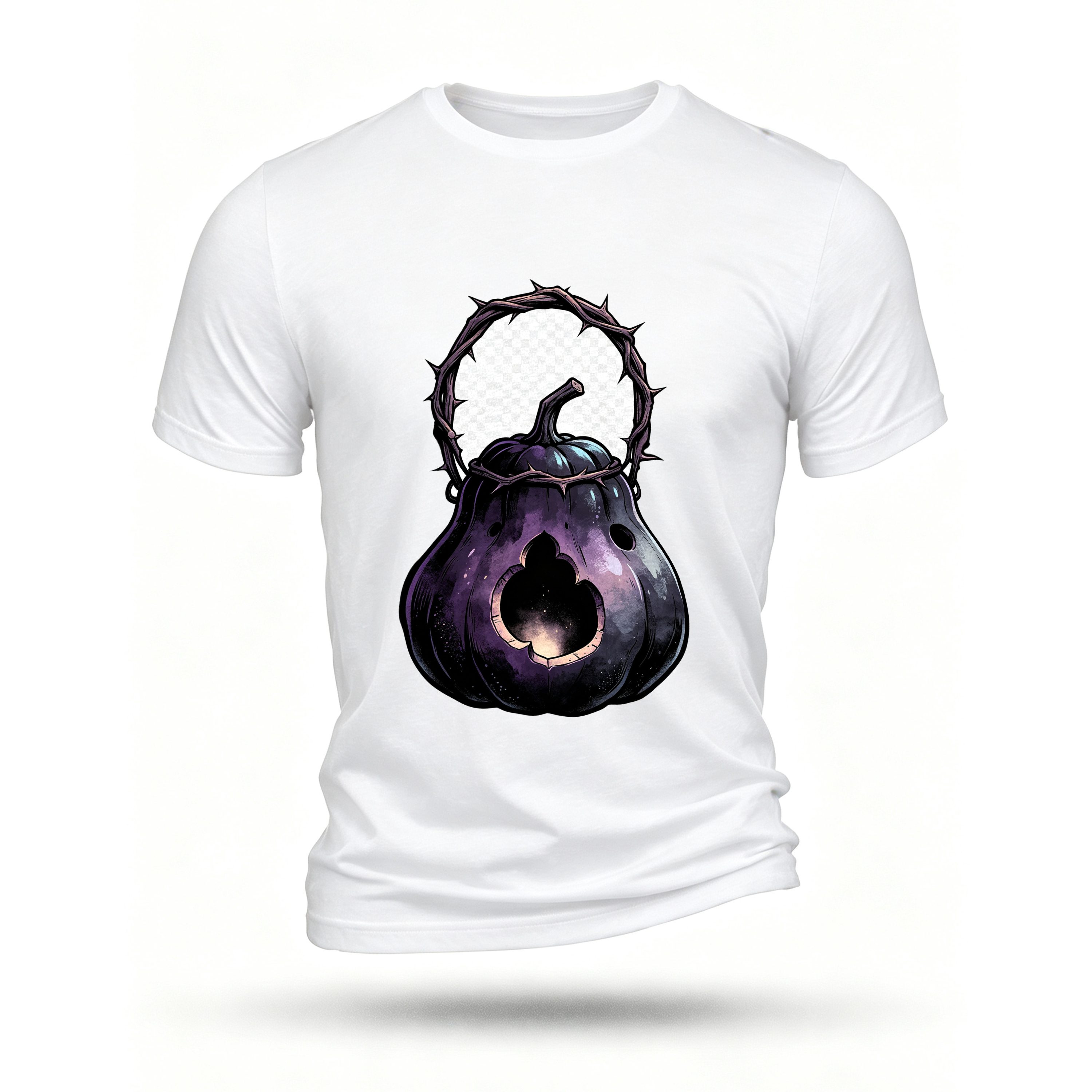 White T-shirt, front print