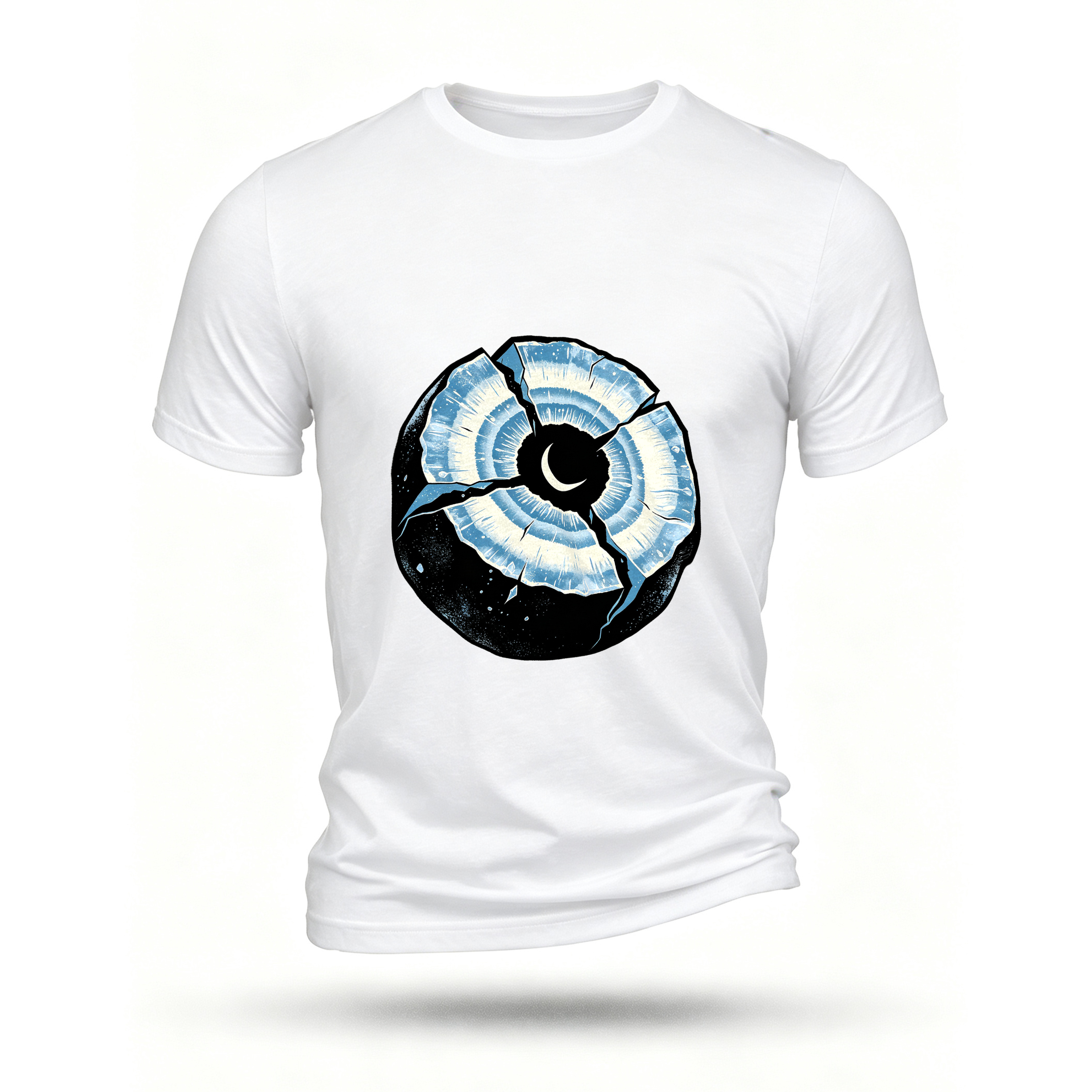 White T-shirt, front print