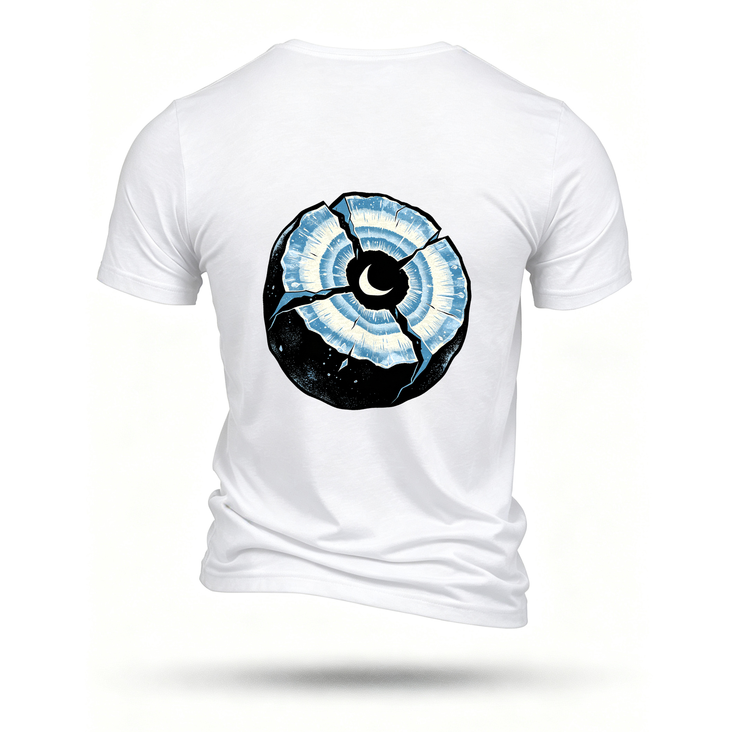 White T-shirt, back print