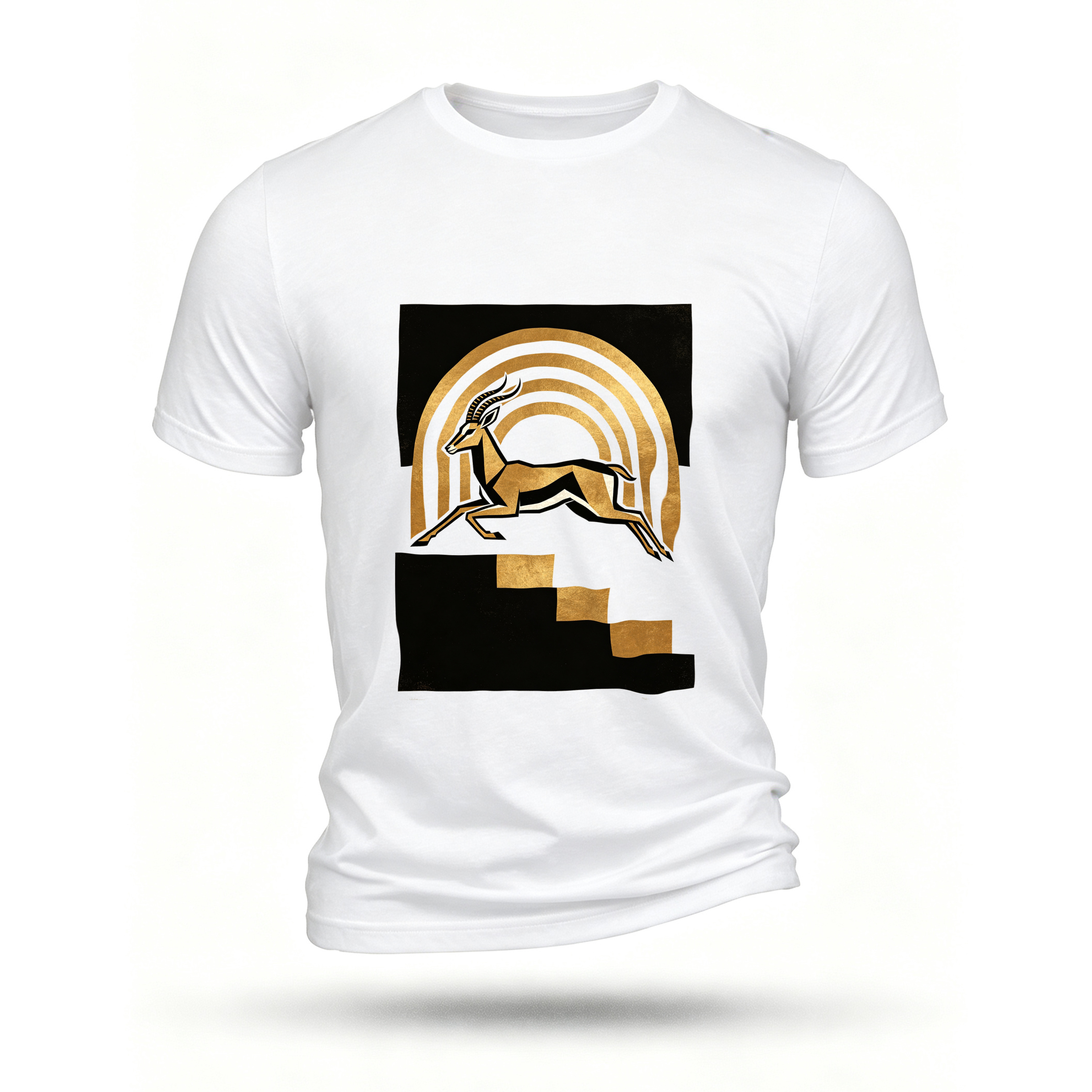 White T-shirt, front print