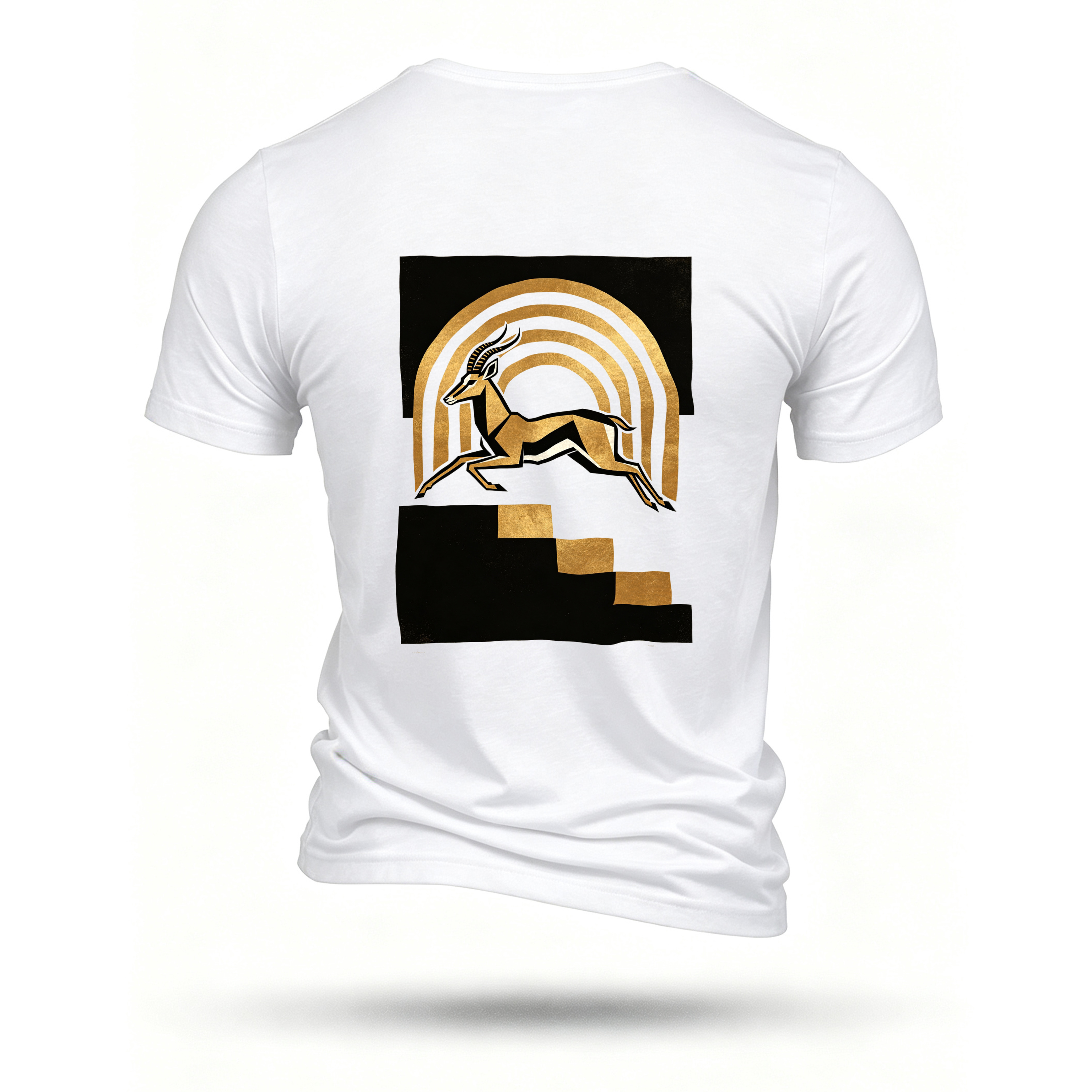 White T-shirt, back print