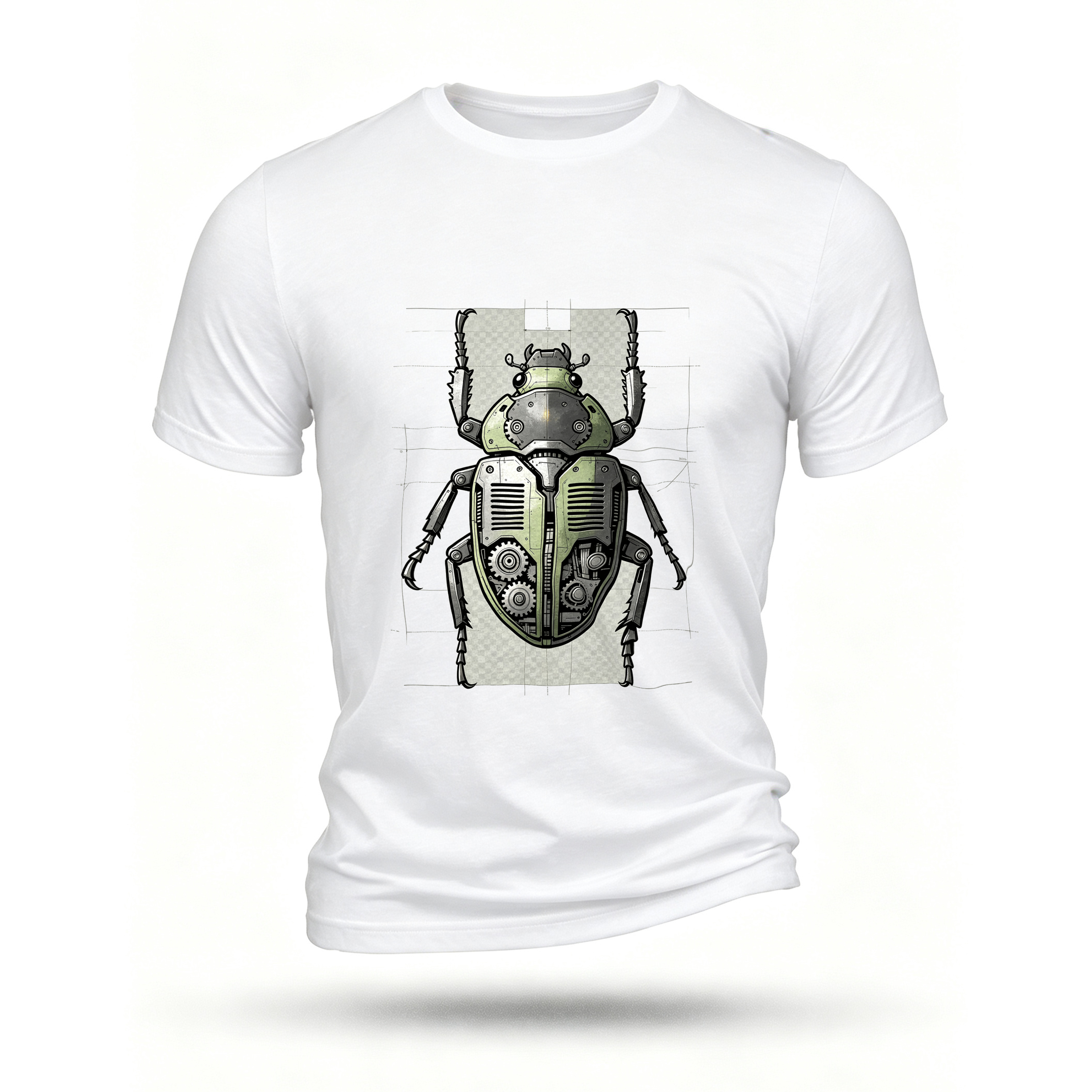 White T-shirt, front print