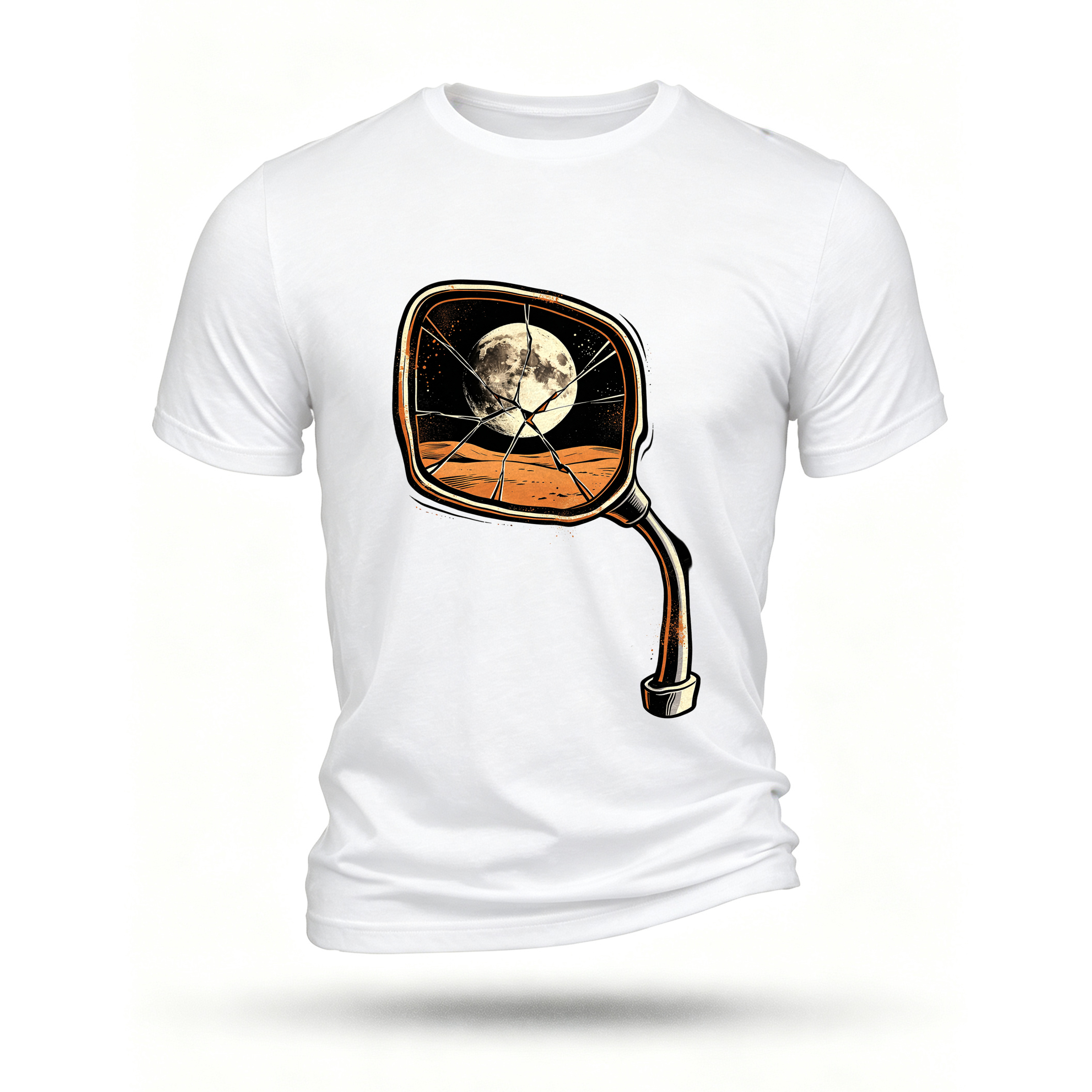 White T-shirt, front print