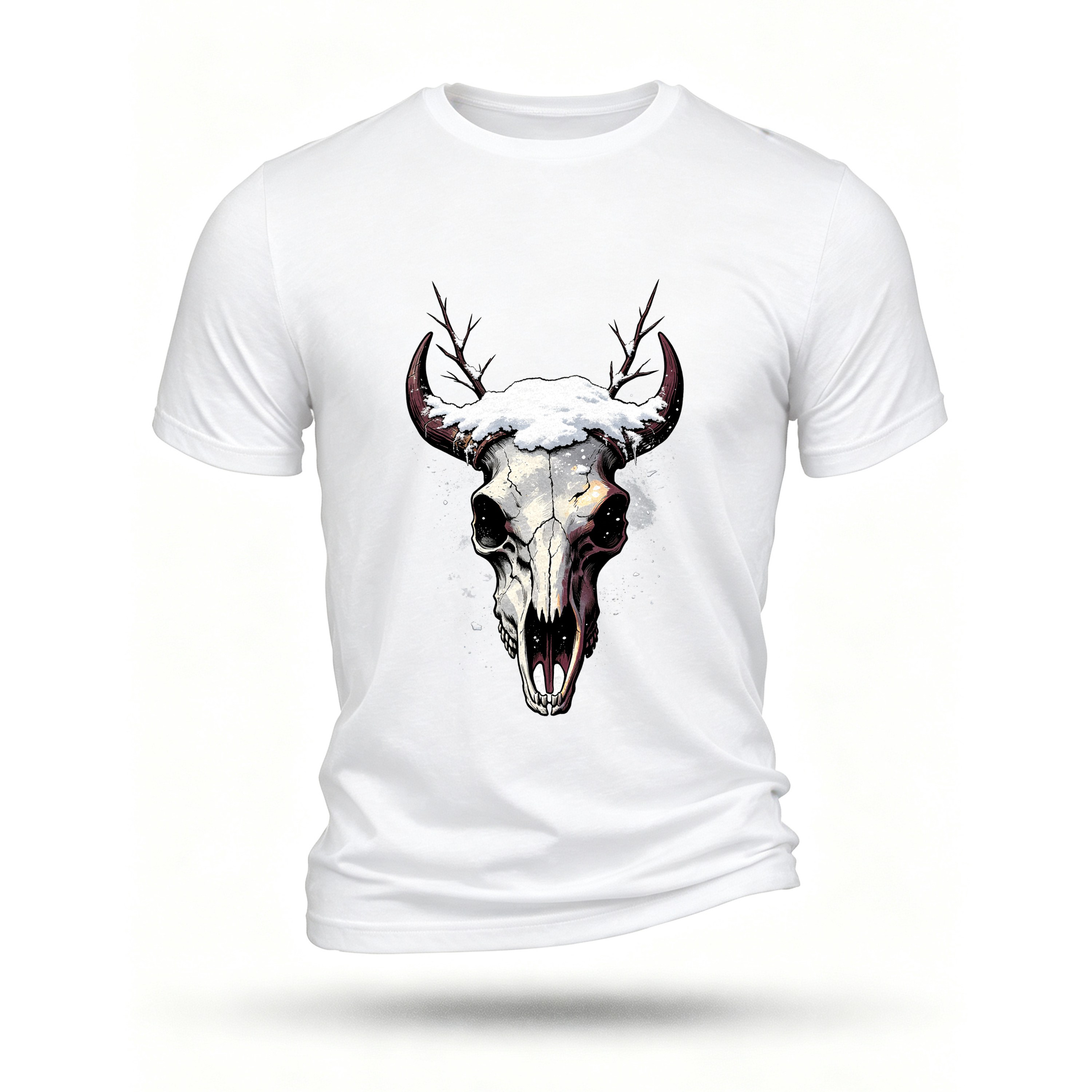 White T-shirt, front print